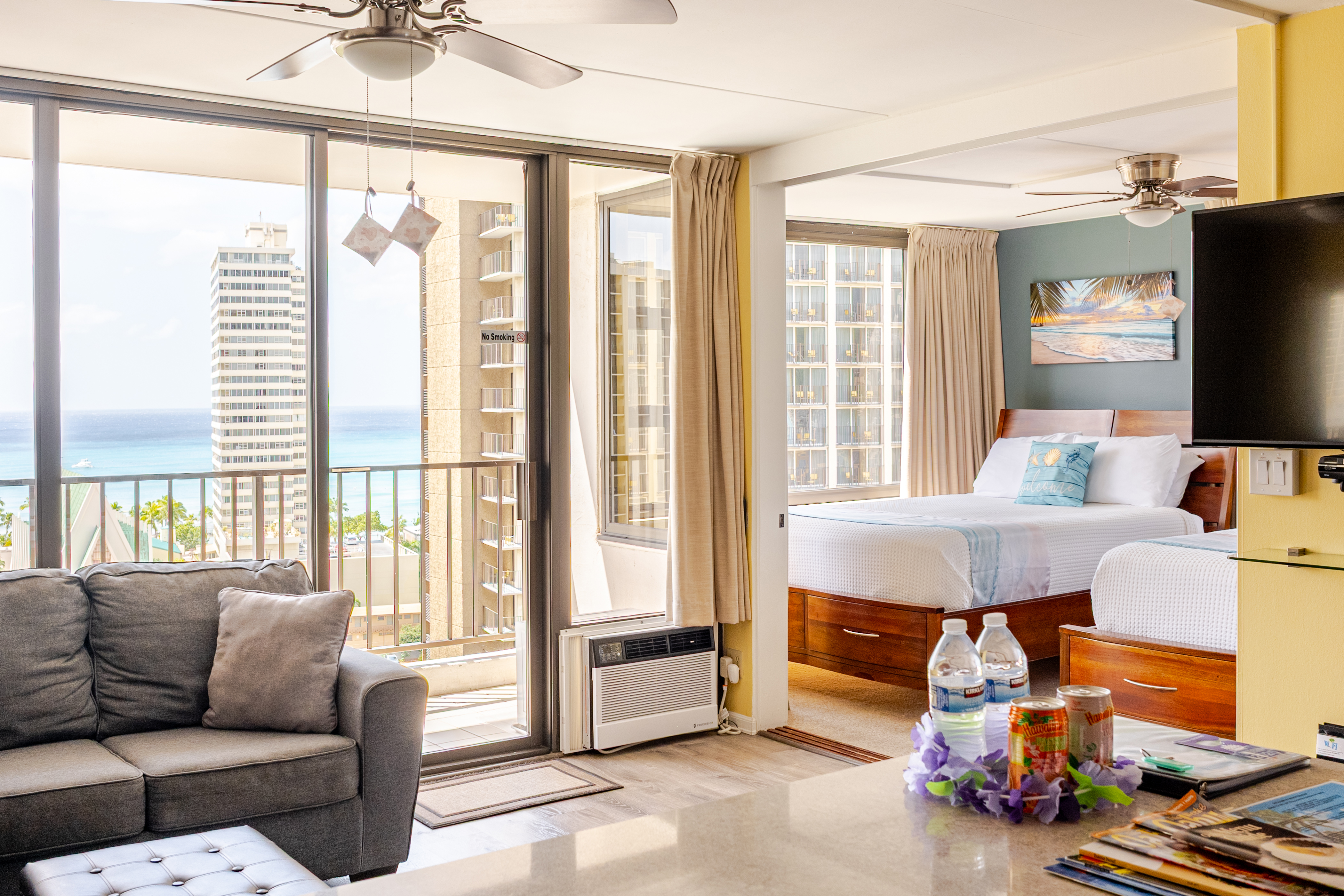 ワイキキ・バニヤン - デラックスオーシャンビュー、無料駐車場