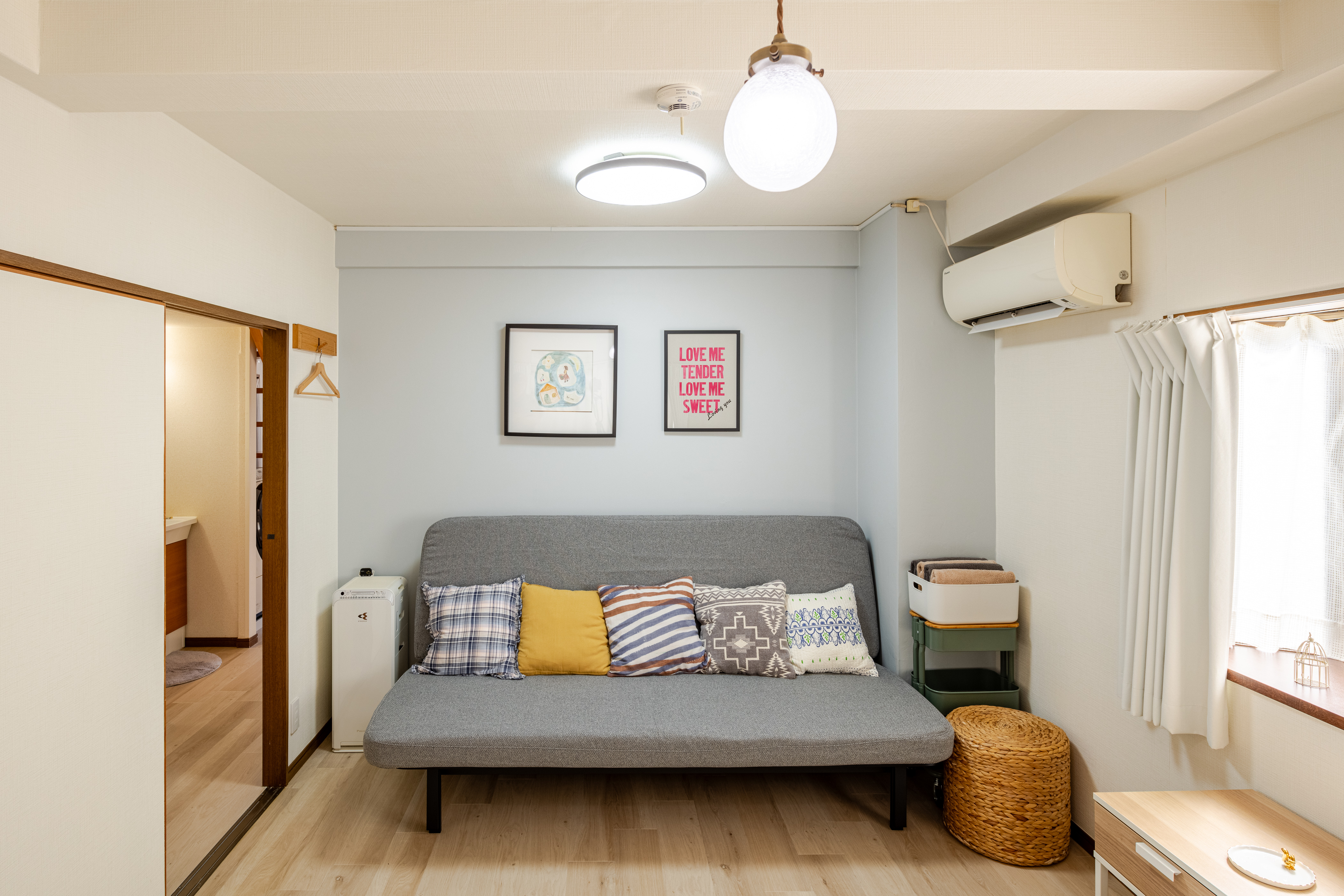 Quiet residential area with few people_Excellent access to Haneda Airport, both traditional Japanese and modern Western-style rooms_Relaxing 47sqm