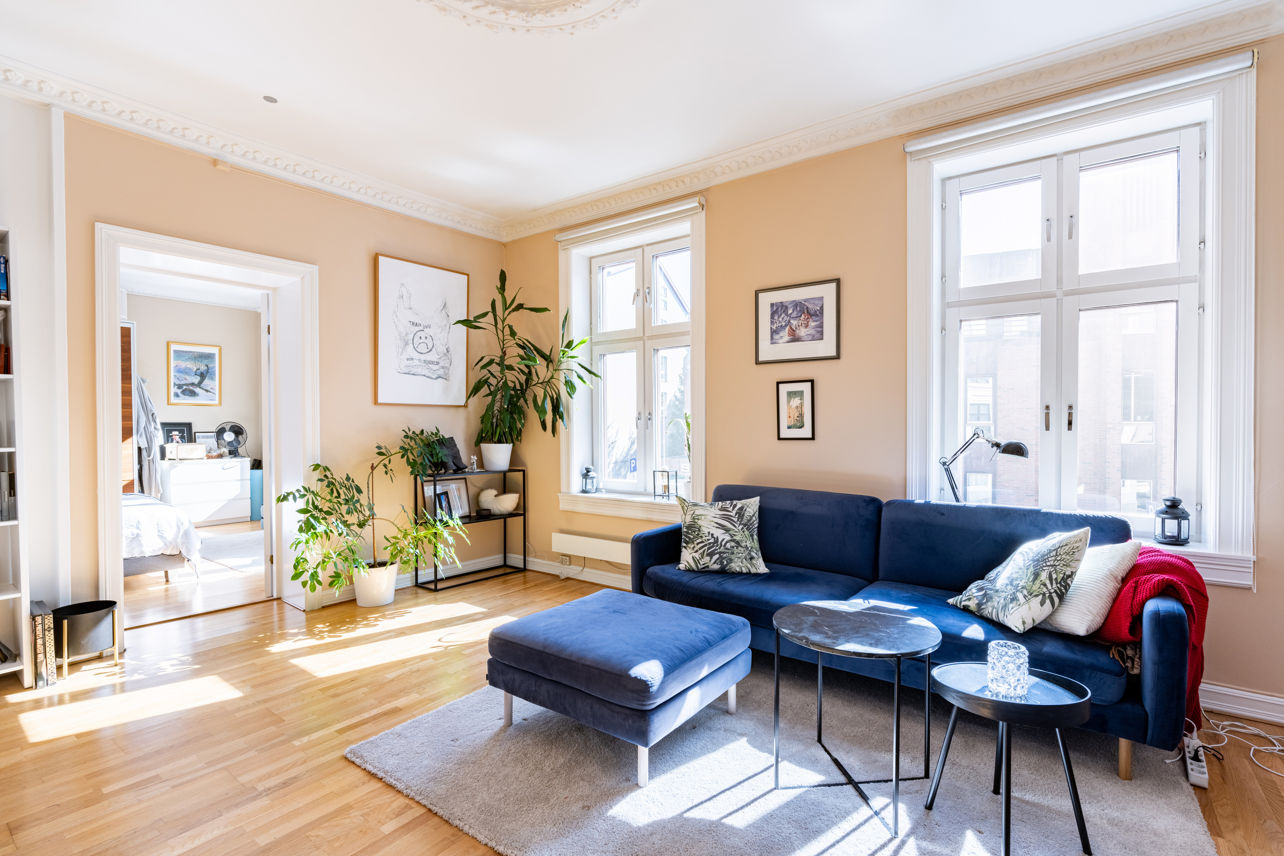 Central with balcony in Grünerløkka, Oslo