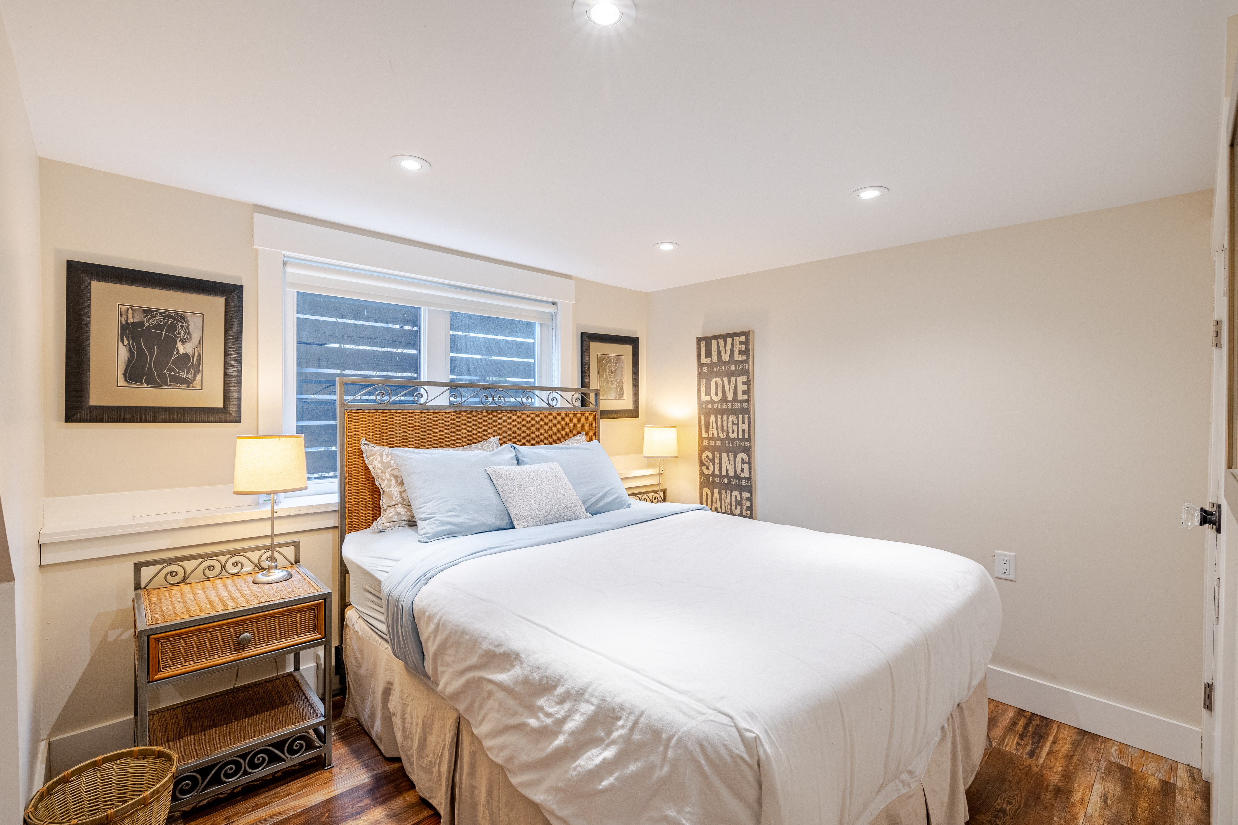 Lovely Kitsilano character home garden level space
