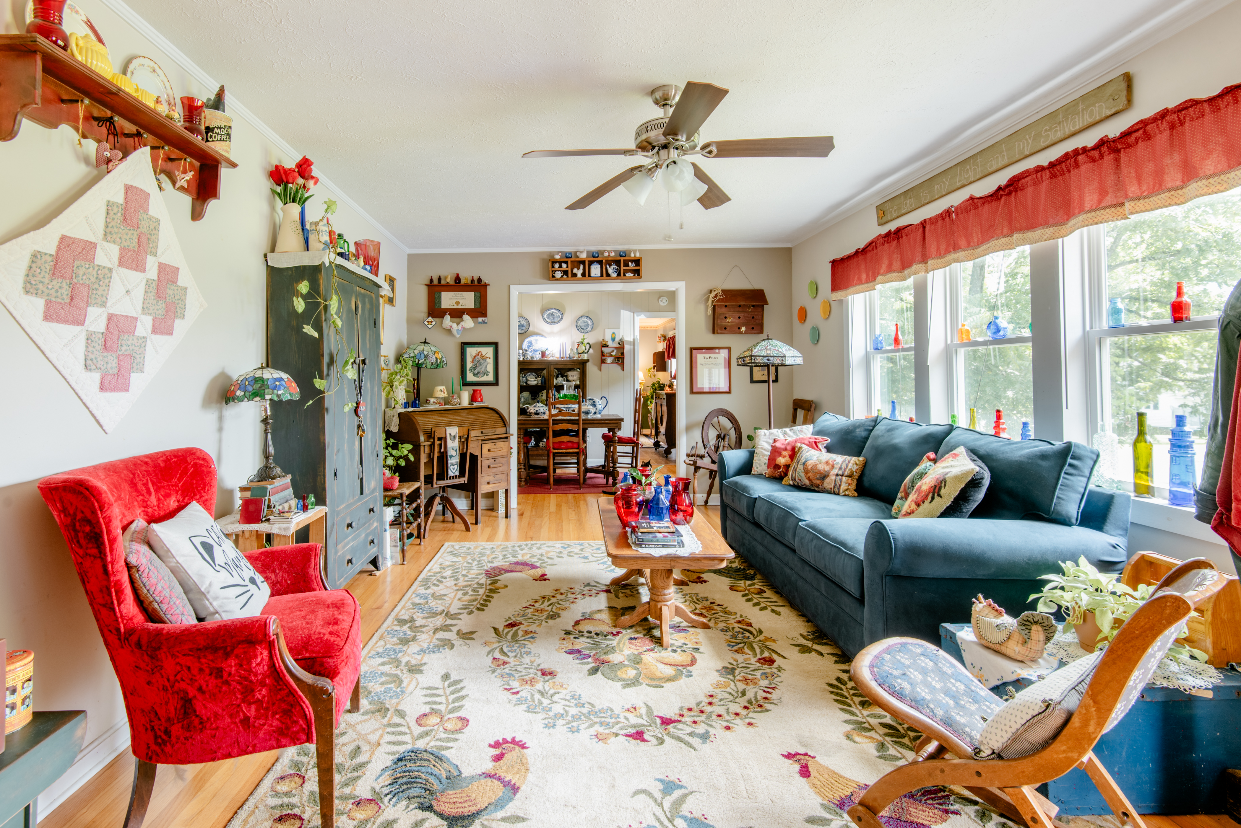 Private home in spacious country setting