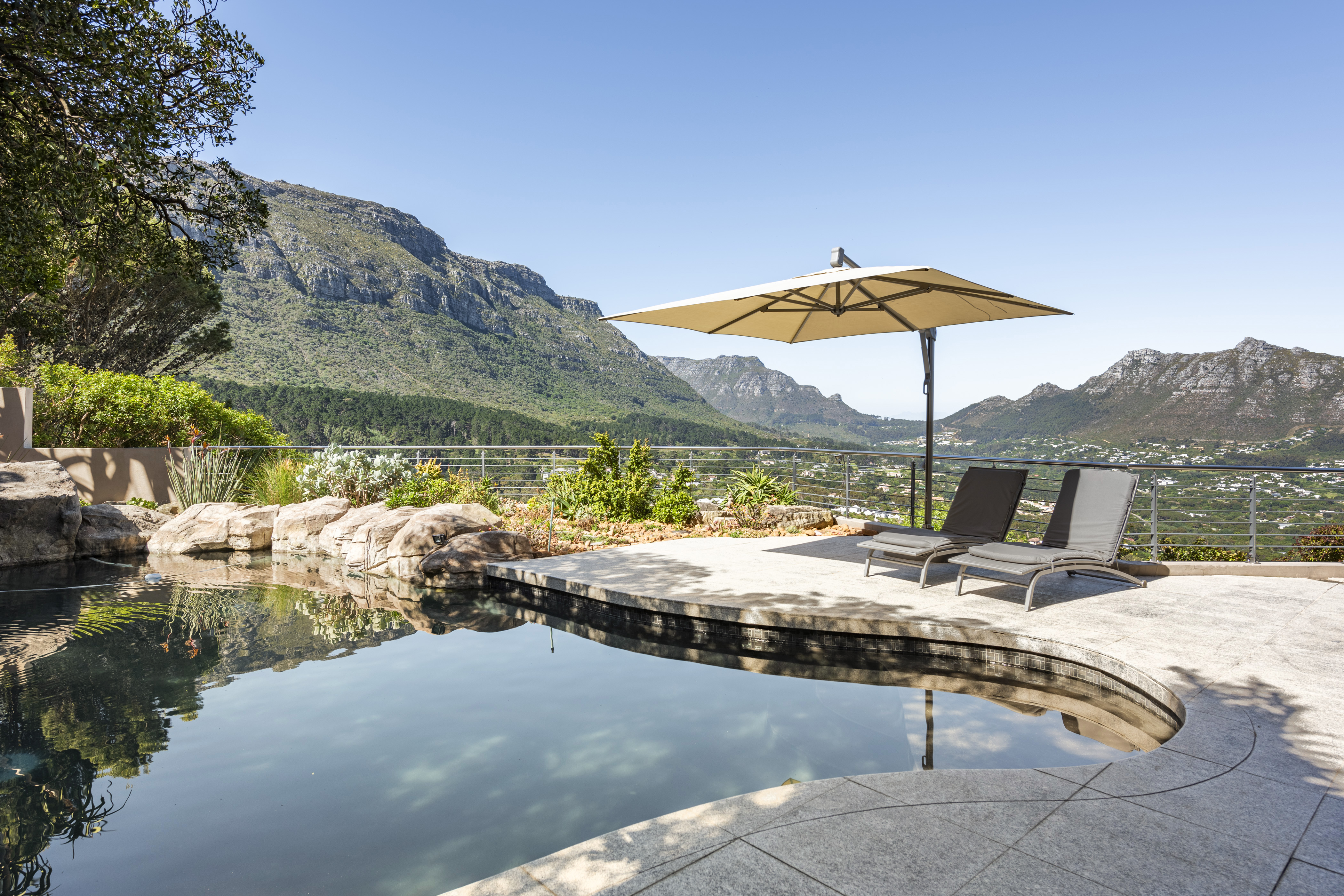 Watch the Sunrise in a Home with a Mountain View