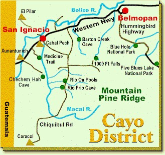 Cayo District Belize Map Jungle Place , Barton Creek Cave At Mike's Place - Houses For Rent In Cayo  District, Cayo District, Belize - Airbnb