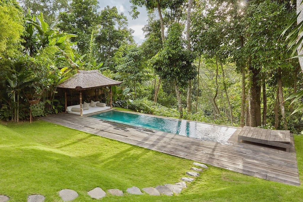 SALE! The Green Escape awarded By Harper's Bazaar Villas for Rent in Ubud, Bali, Indonesia