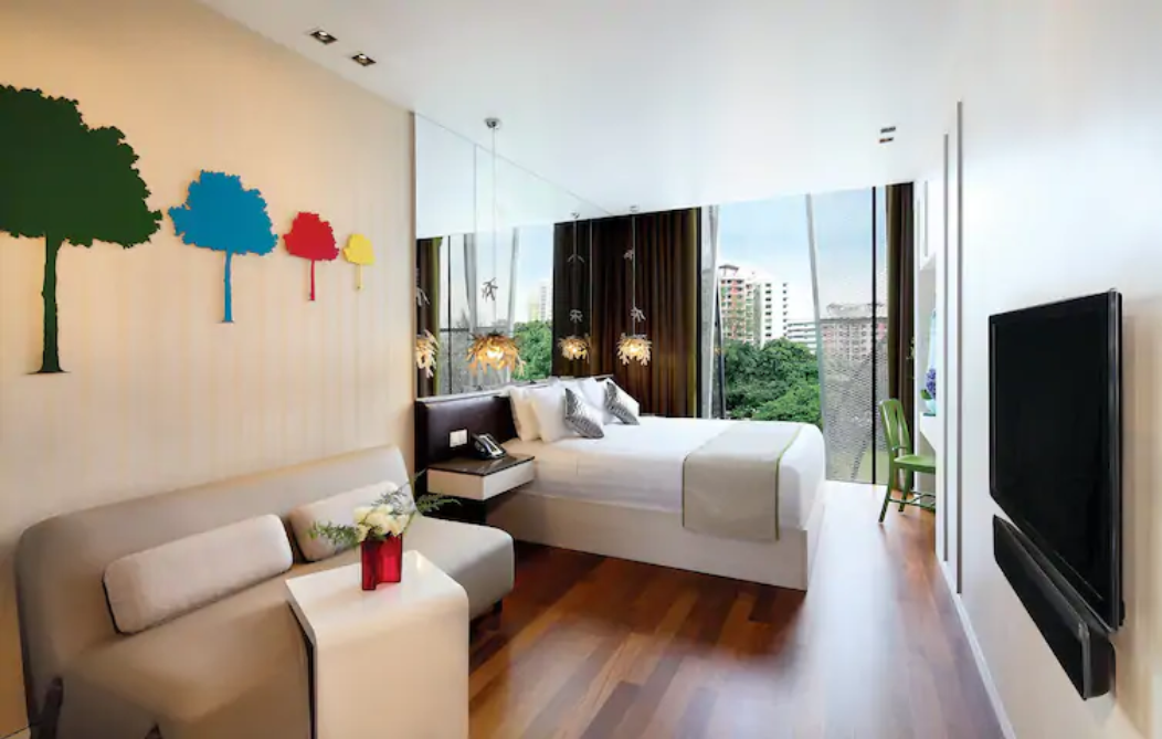 Creatice Airbnb Service Apartment Singapore with Simple Decor