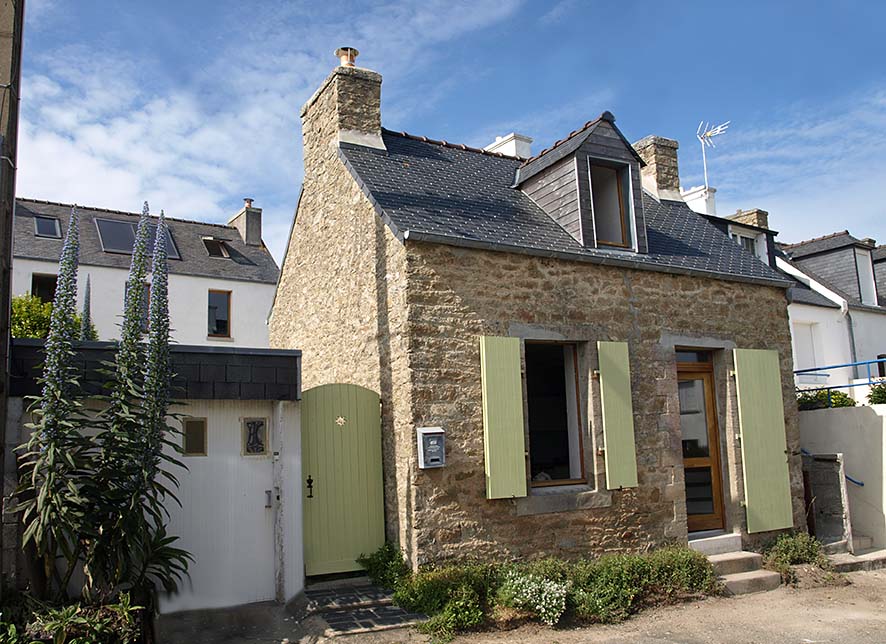 Typical house, seaside.