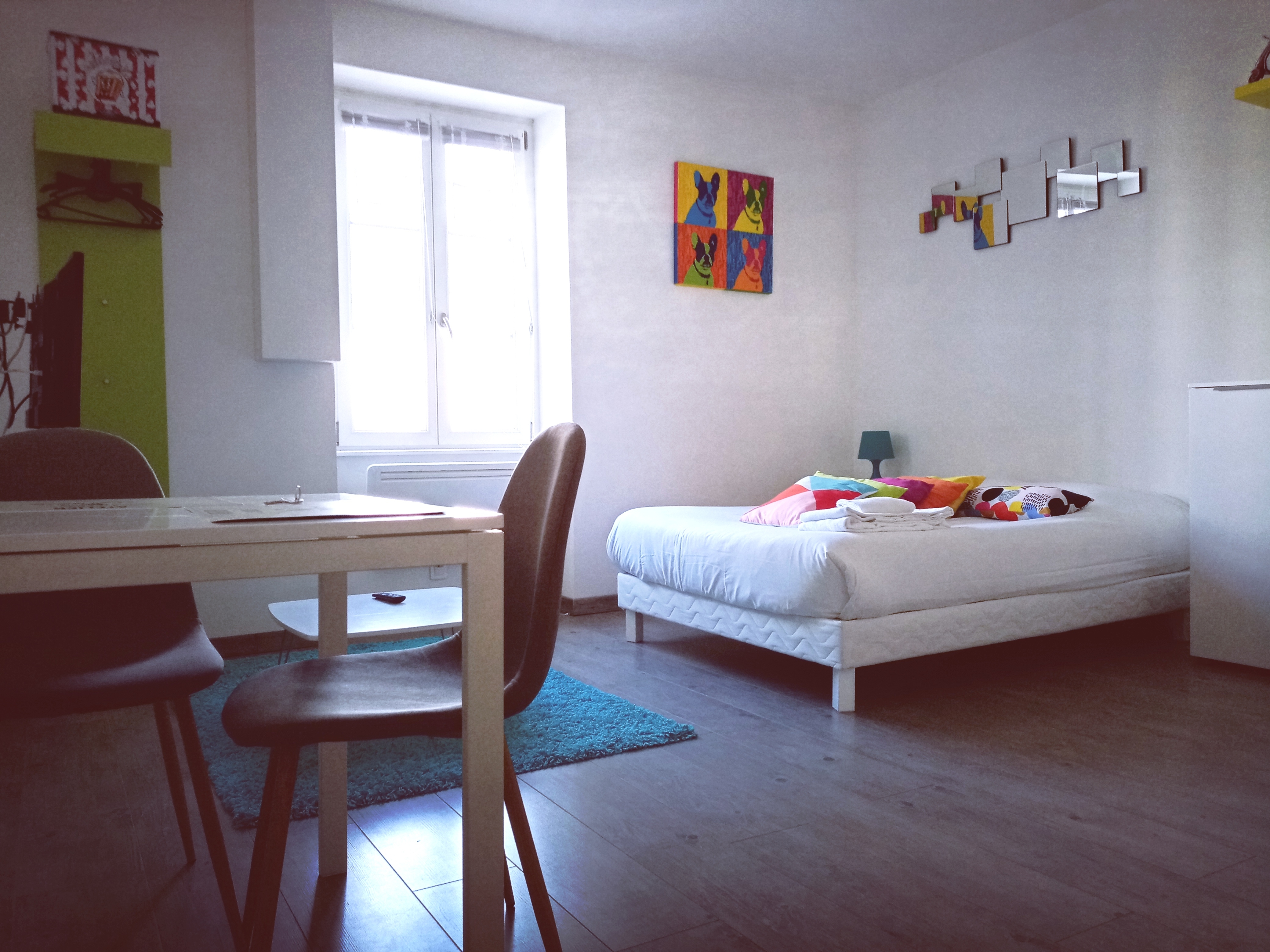 Charming studio Pop Art 600m beach.