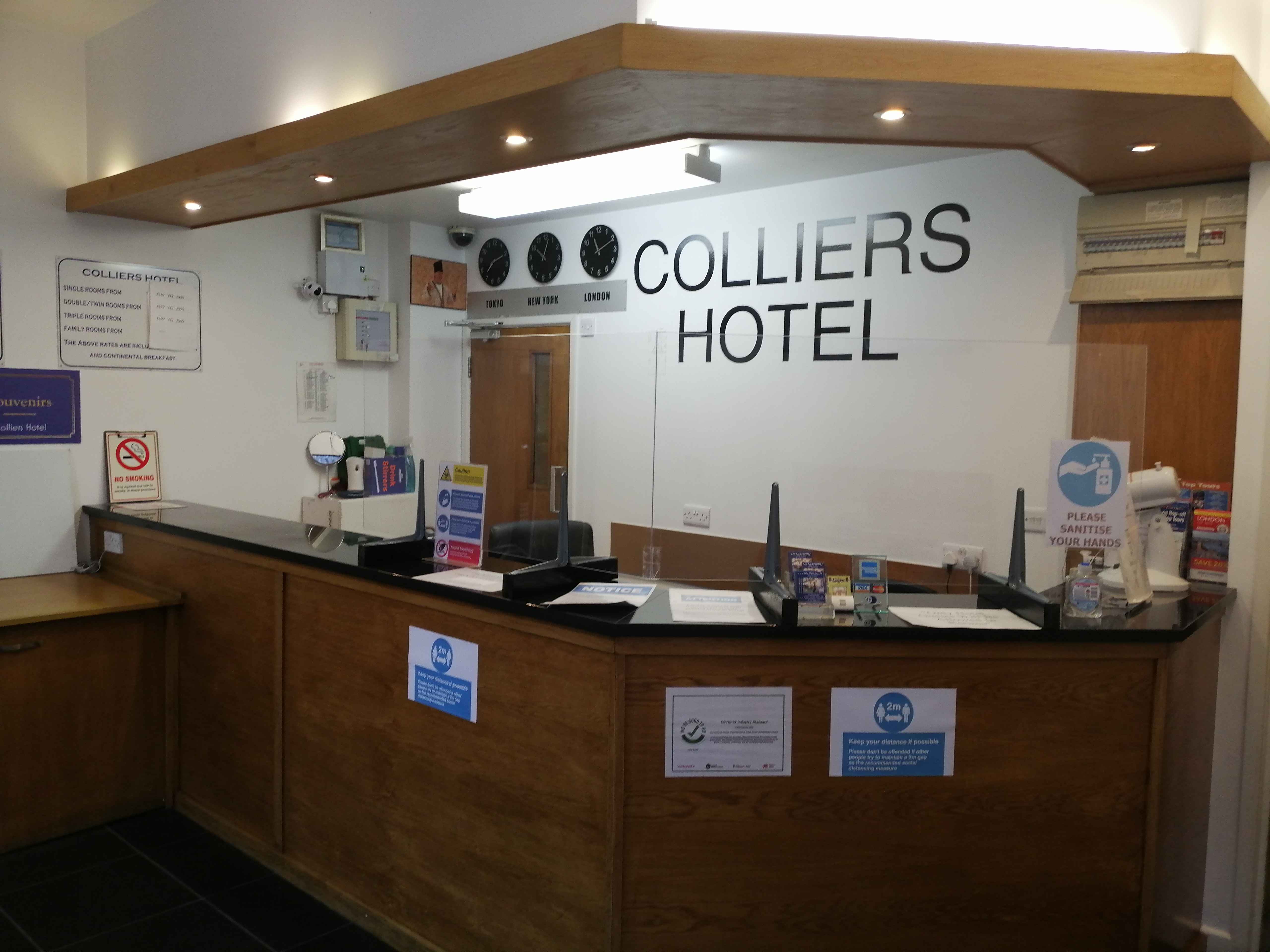 Budget Double Room In Colliers Hotel.