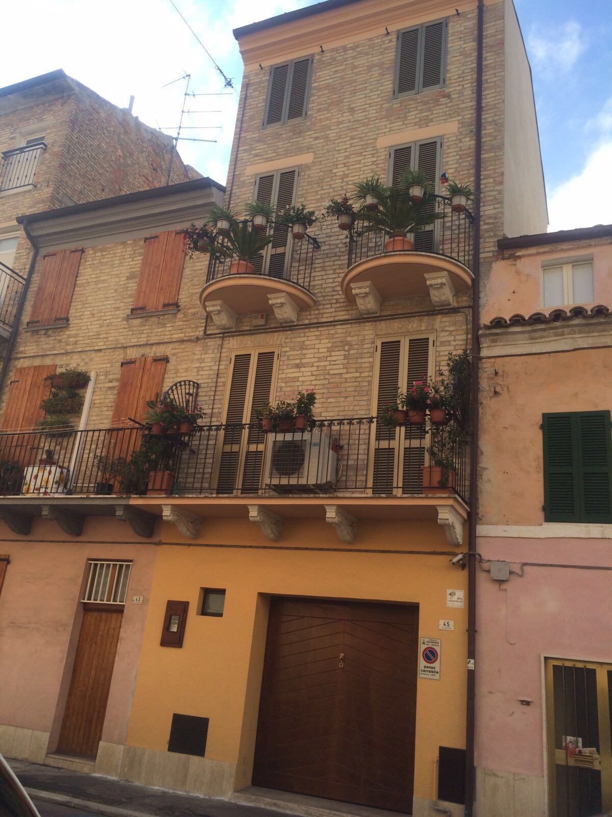 House in the center