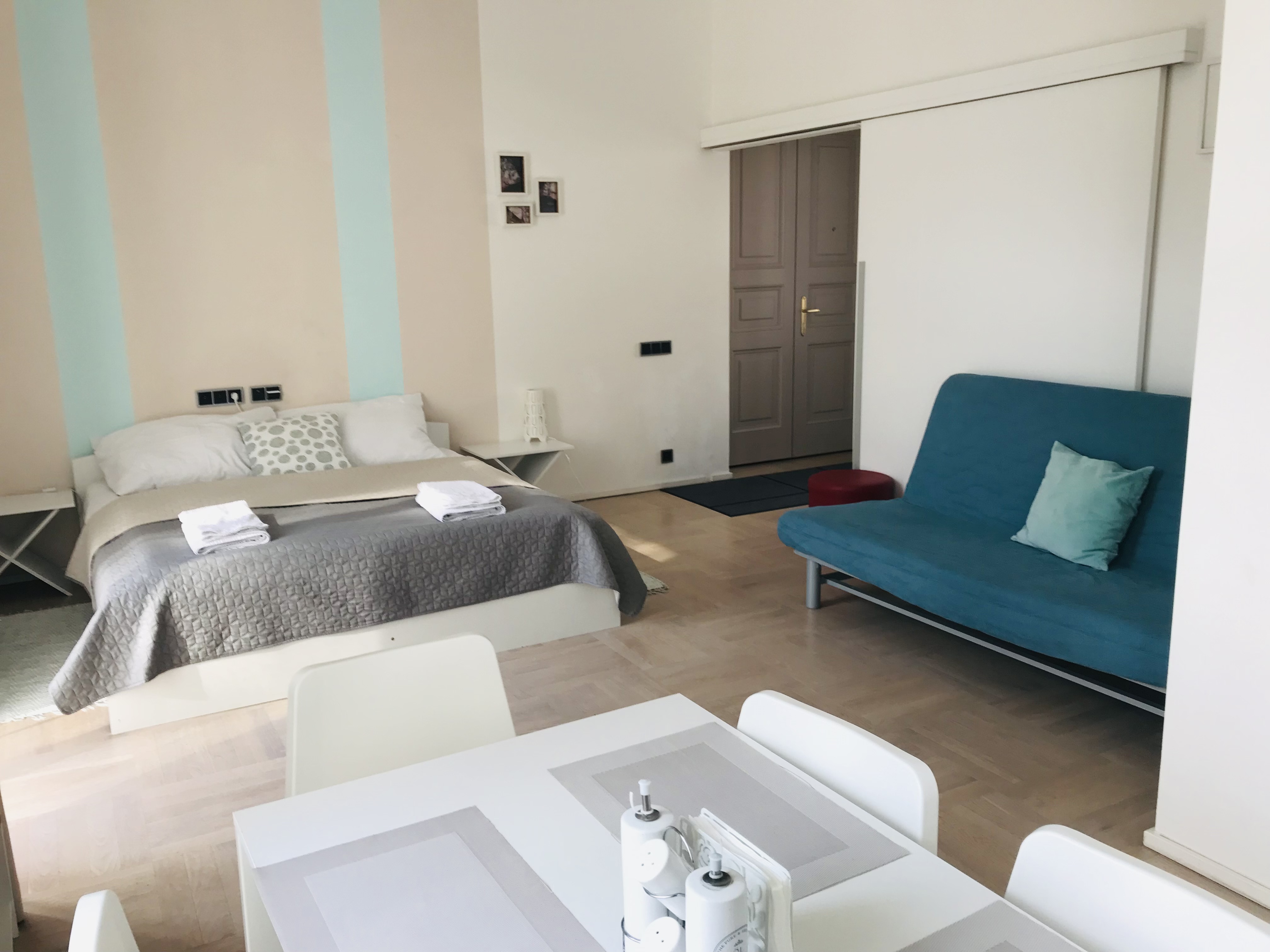 New apartment with free parking place