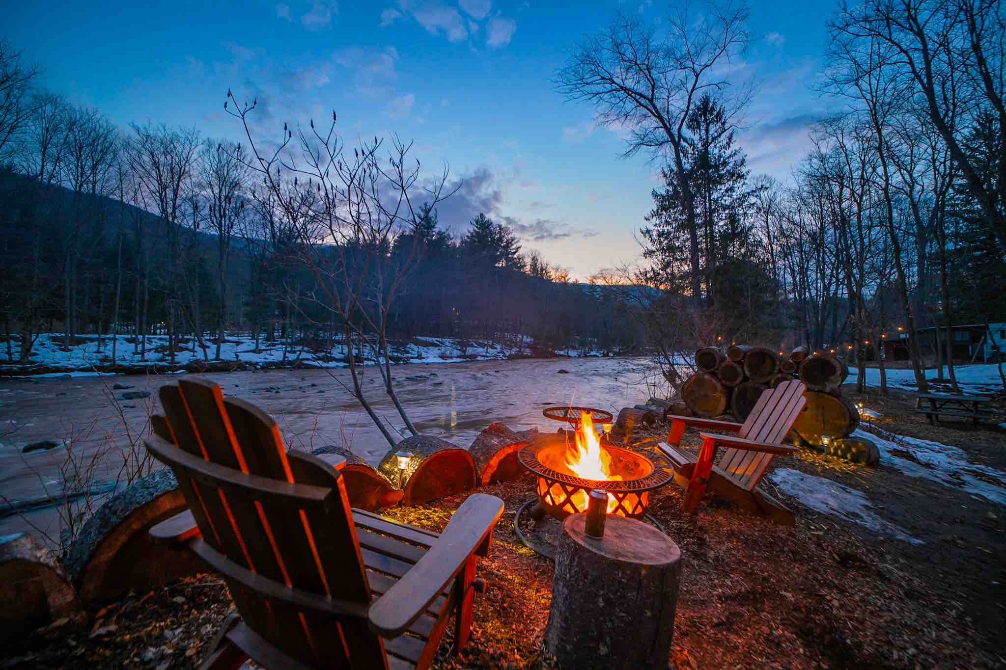 Eddy Cabin Oasis on Stream Cabins for Rent in Phoenicia, New York