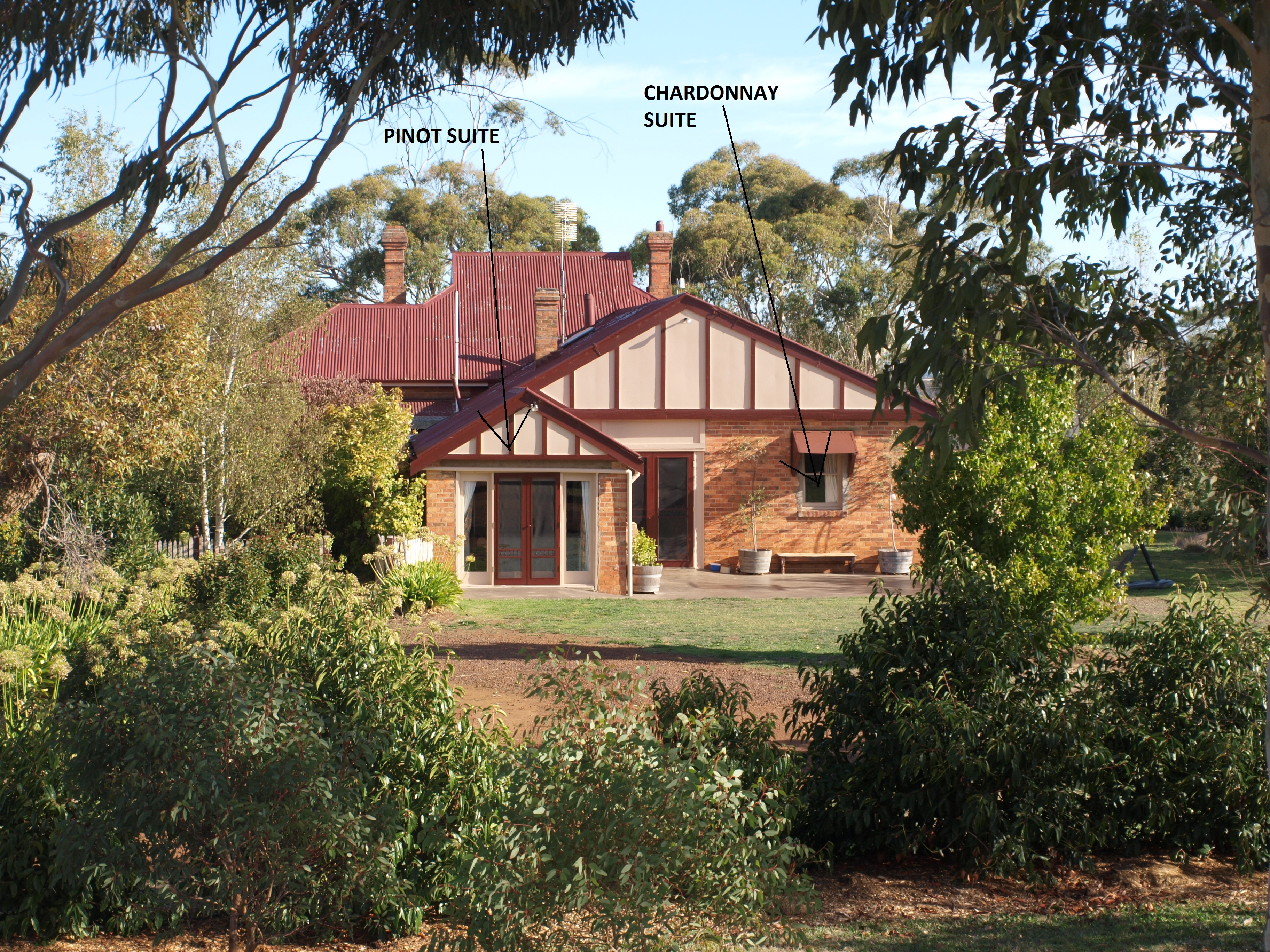 Pinot Suite at Rear Homestead in Southern Grampians, Barwon South West Vic