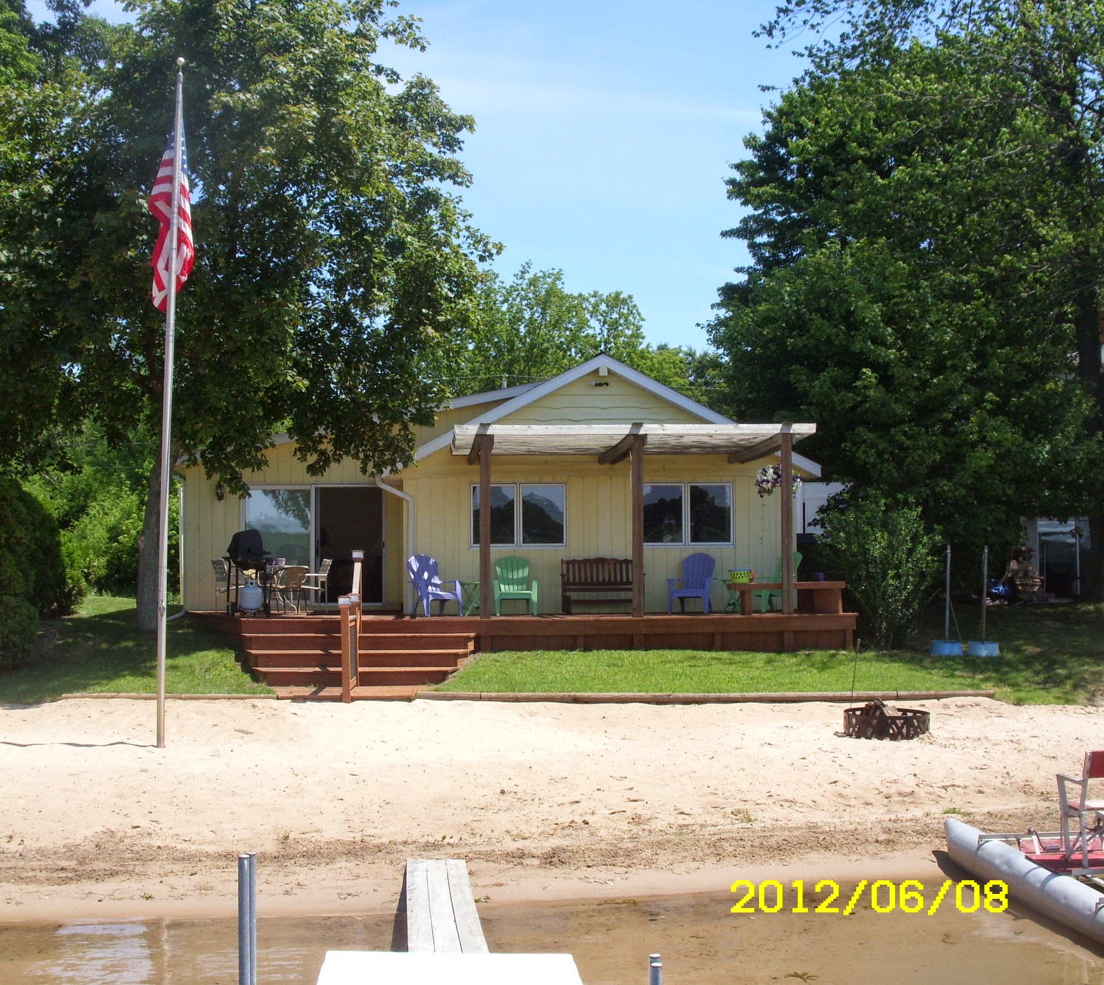 Island view cottage Houses for Rent in Twin Lake, Michigan, United