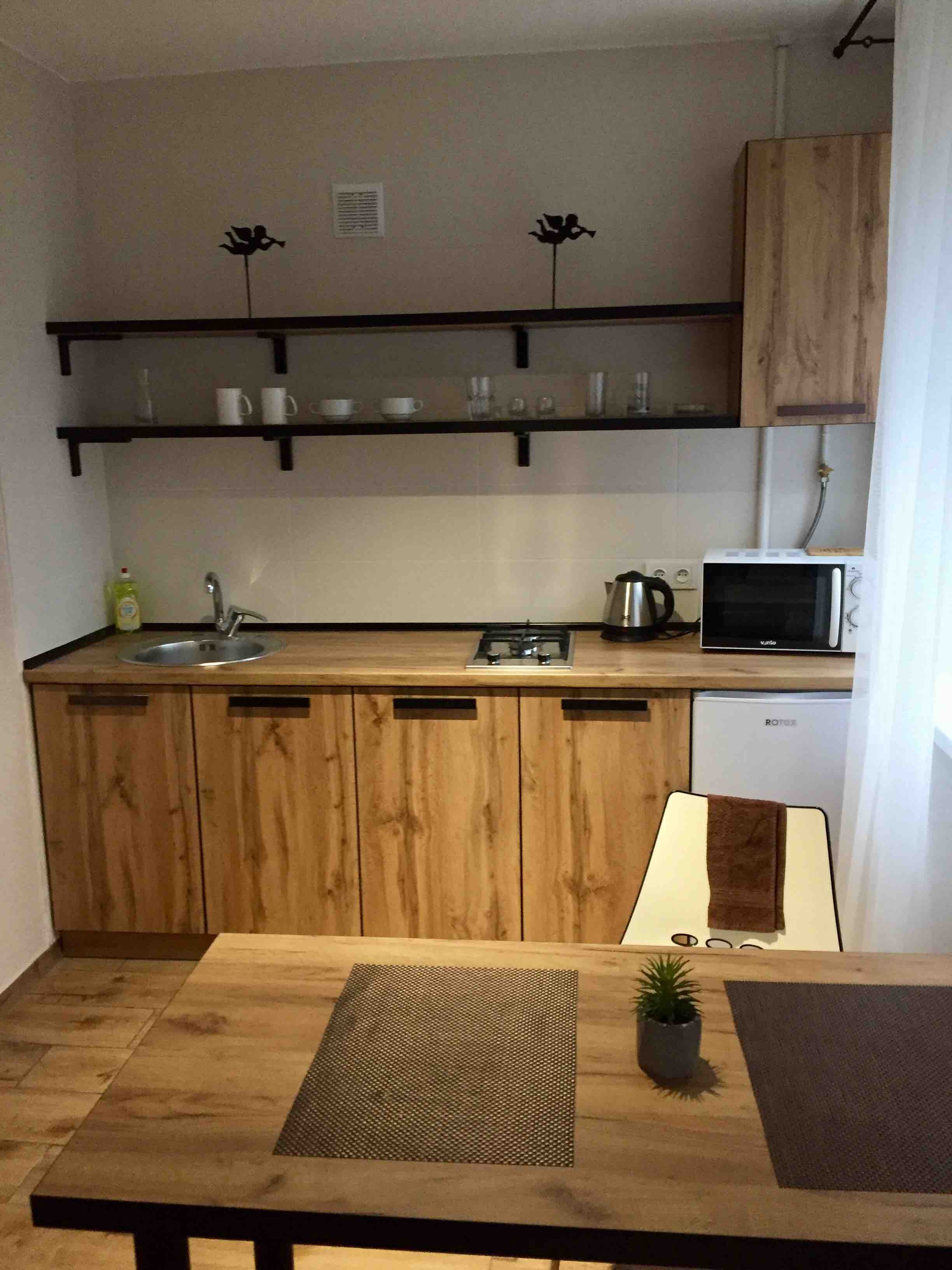 A loft-style apartment in the center of Dnipro