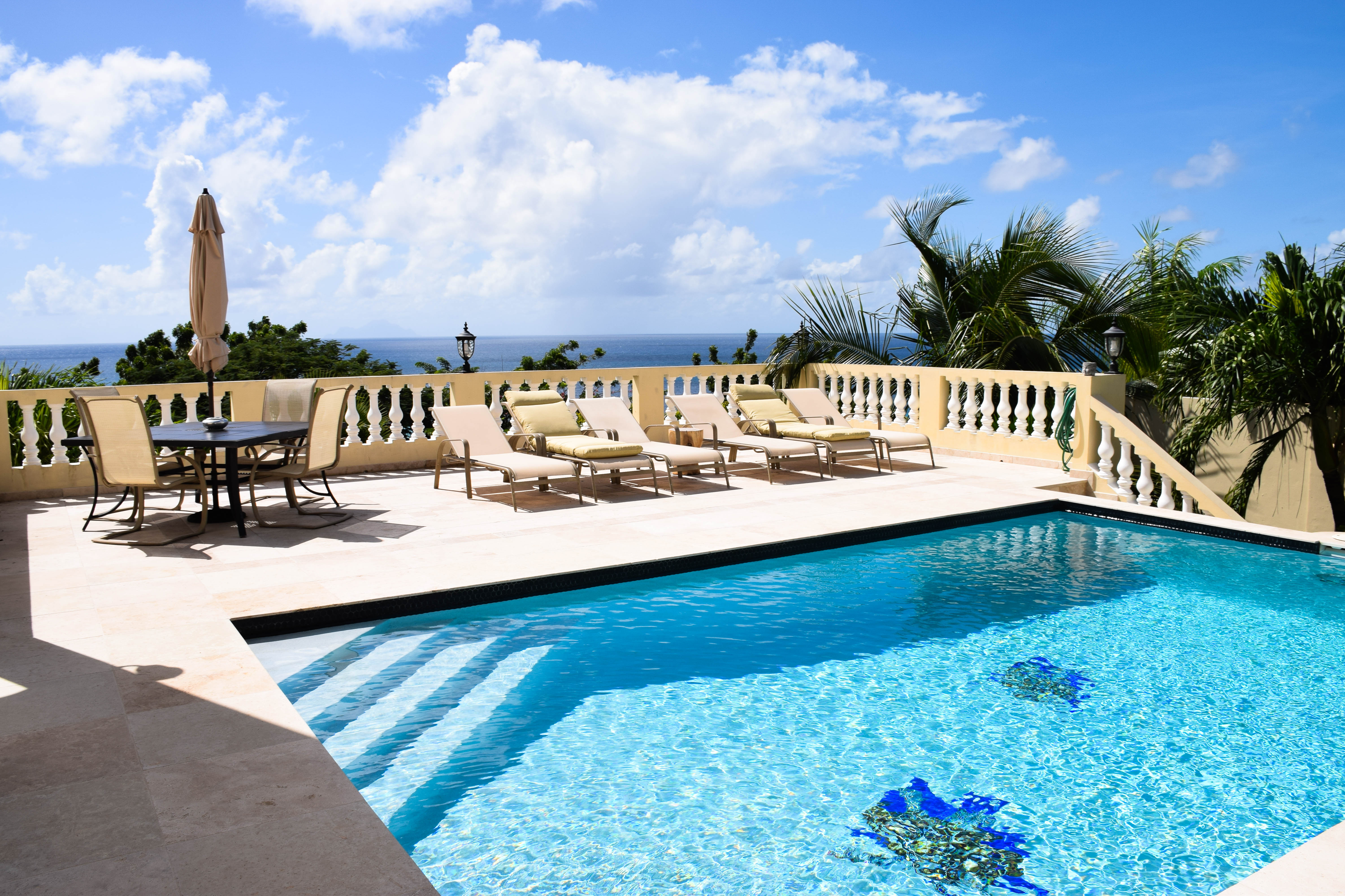 Splendid 3BR Ocean View Villa W/Private Pool