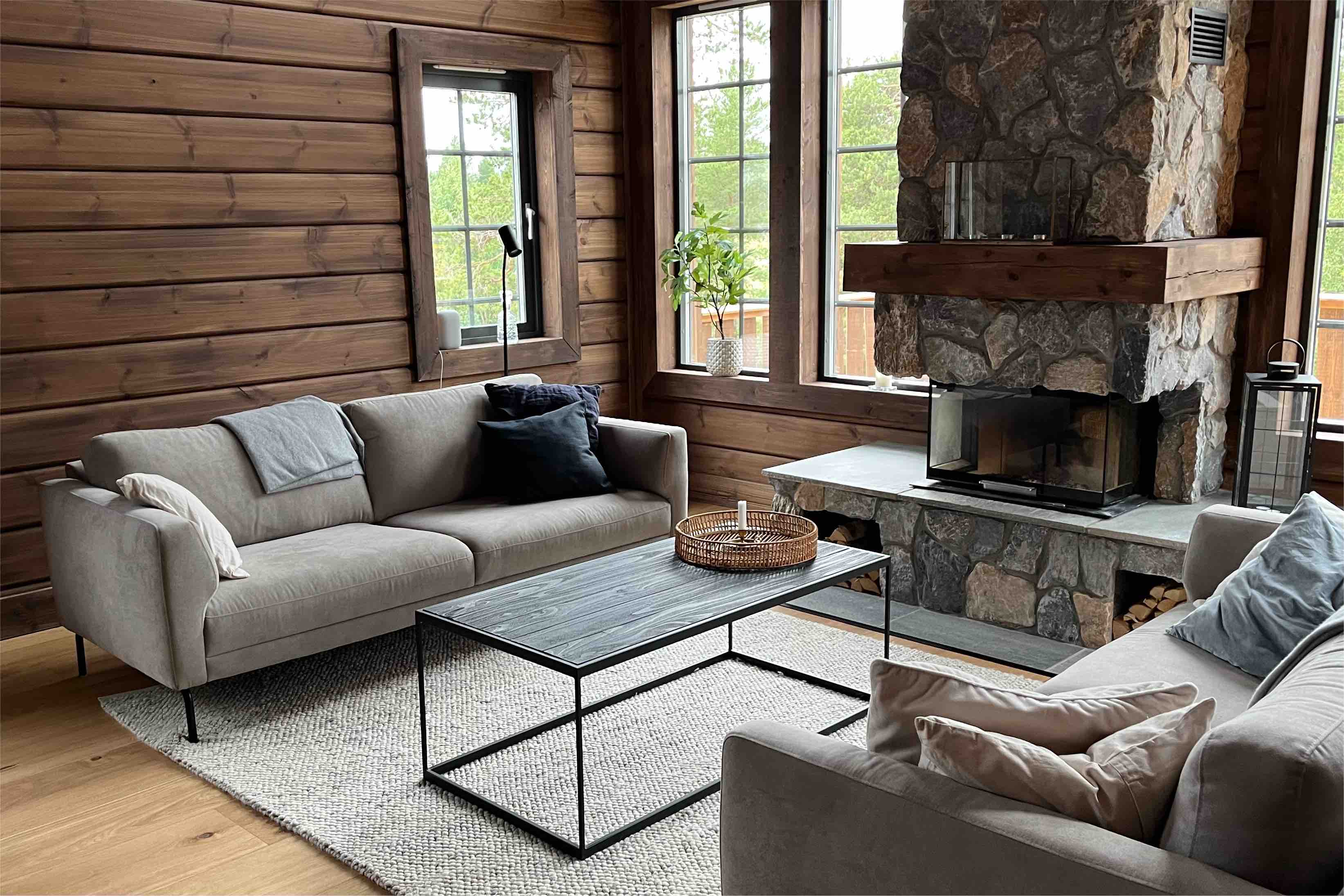 Modern cozy mountain cabin in Idre