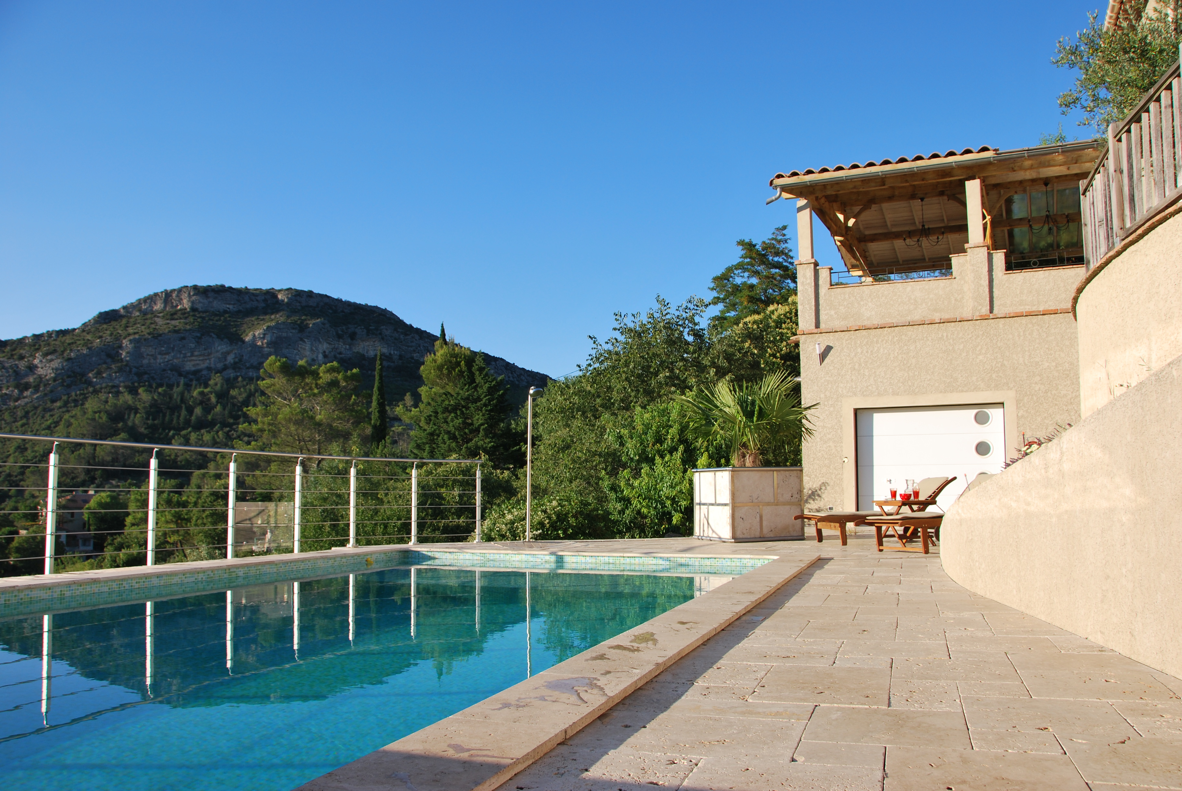 Villa and Panoramic View of Anduze