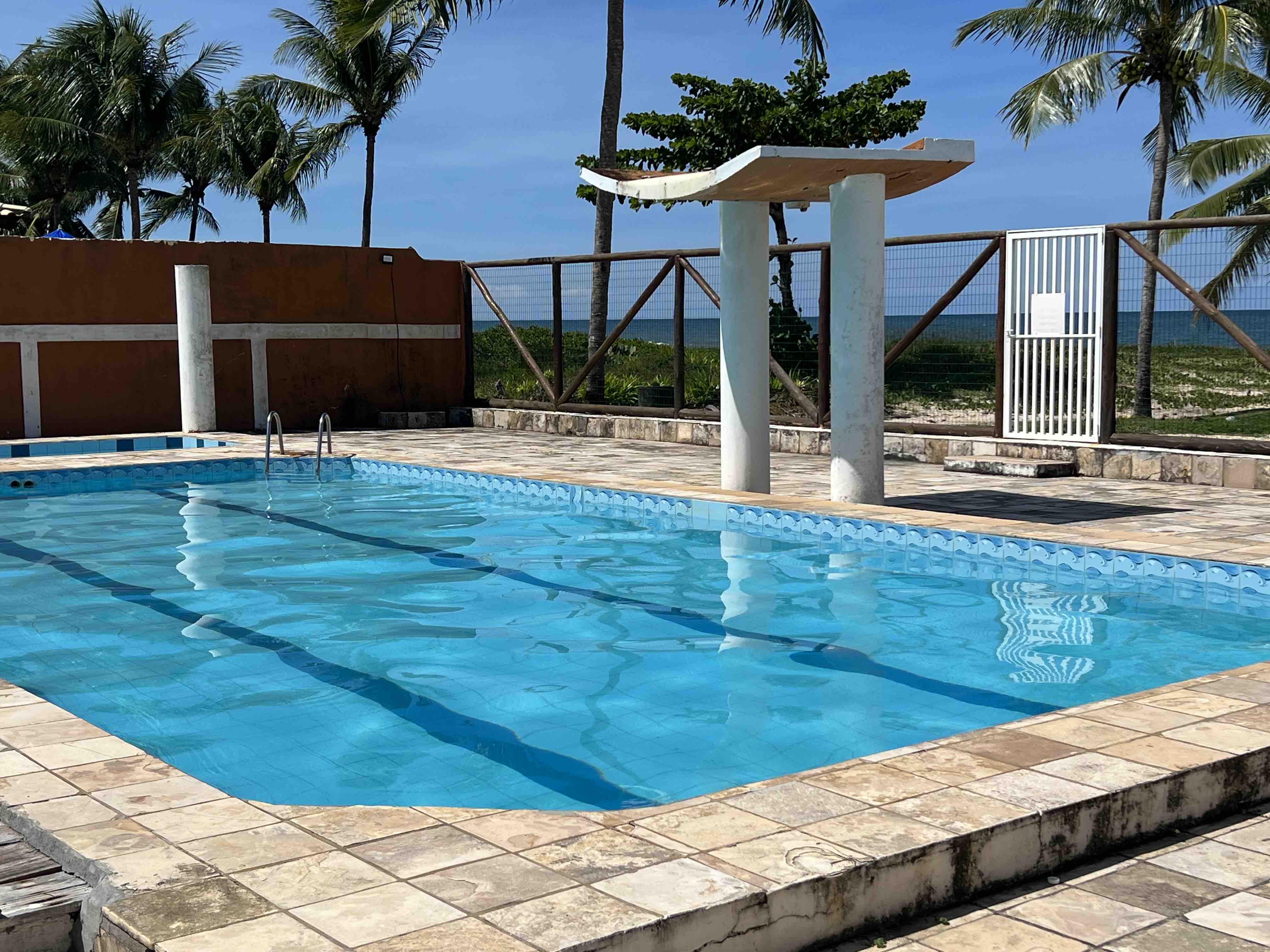 Seafront apartment on guaibim beach.