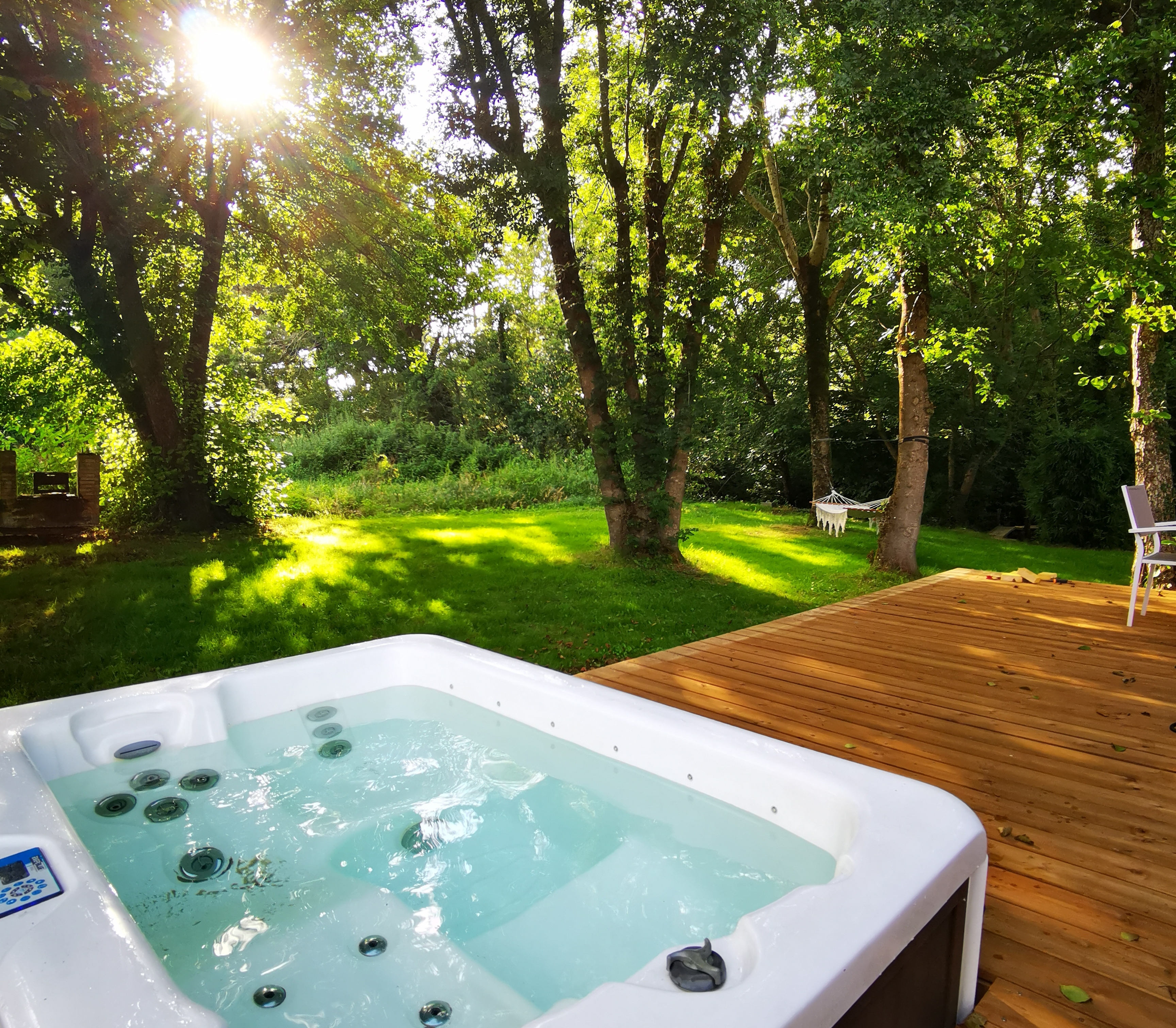 Pleasant Chalet with Hot Tub