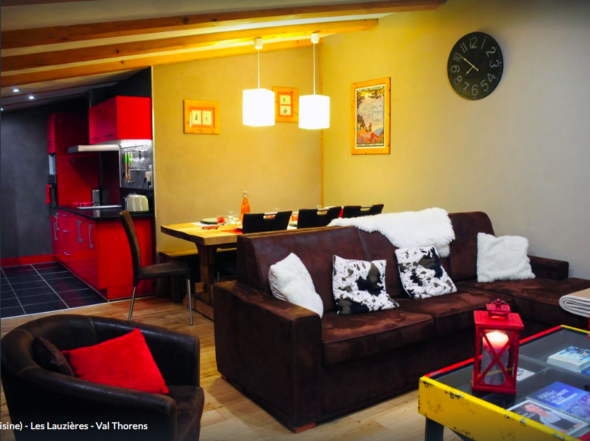 Spacious 5 room duplex at Val Thorens center 95m2