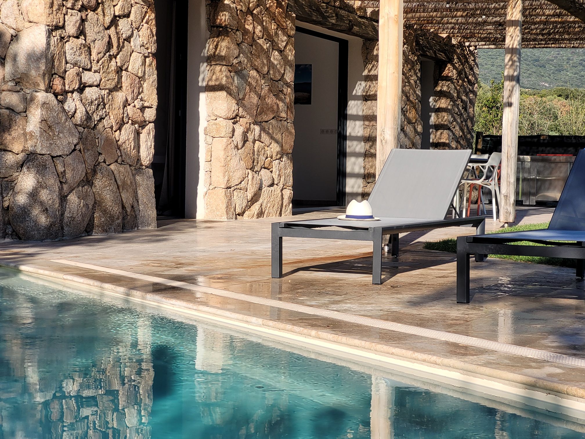 Argiale Bergerie Testa with pool.