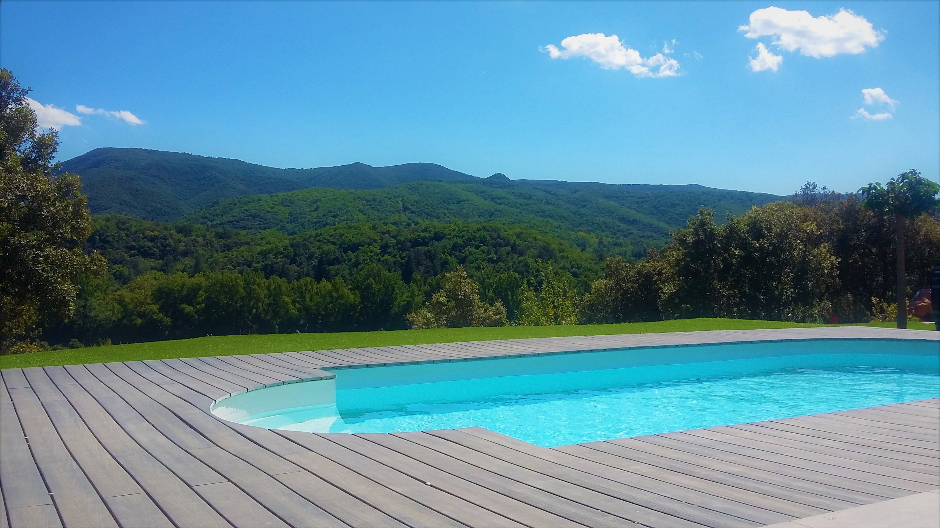Spacious house with a pool