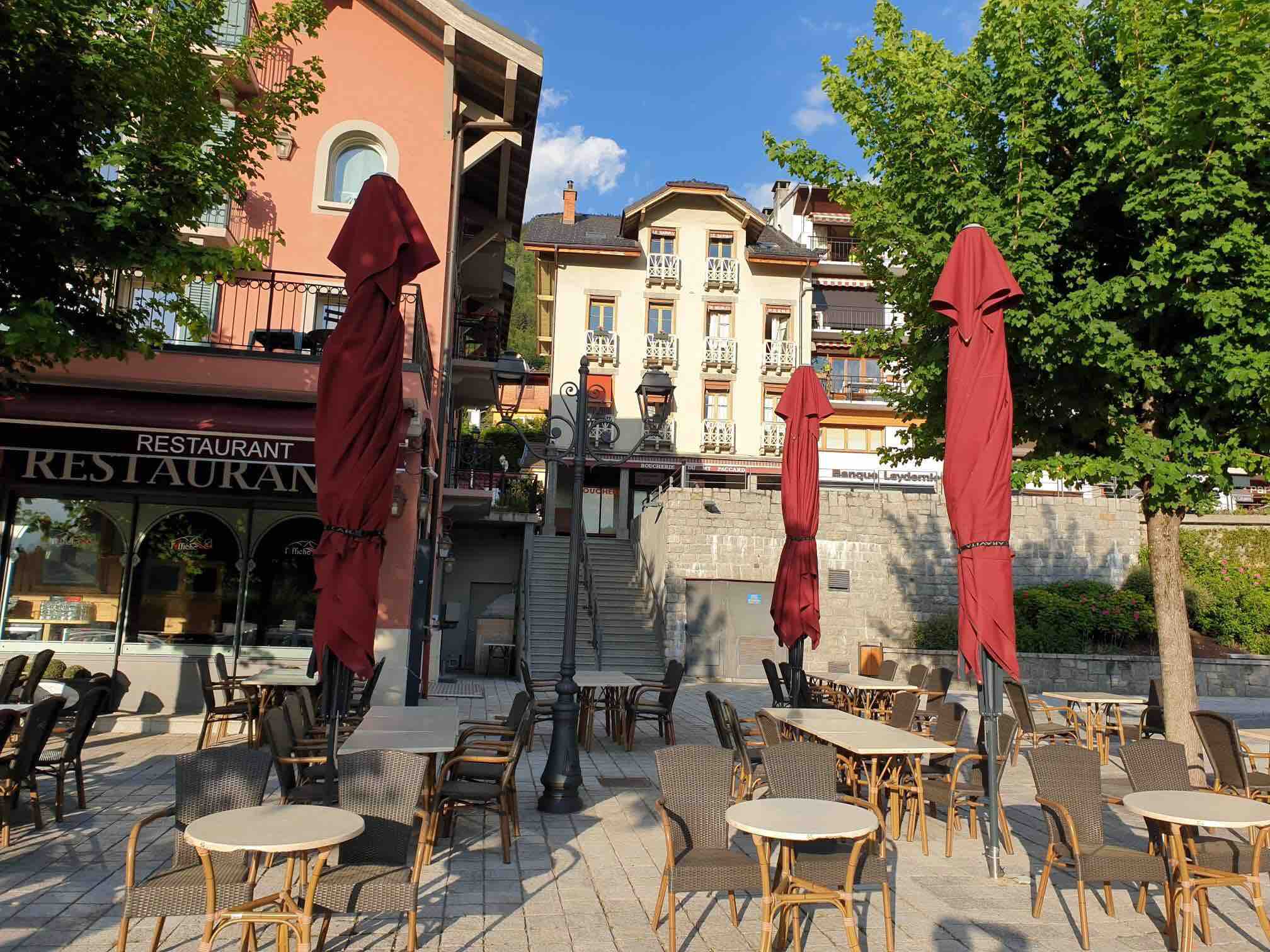 Hyper centre village St Gervais - Mont Blanc - skiing