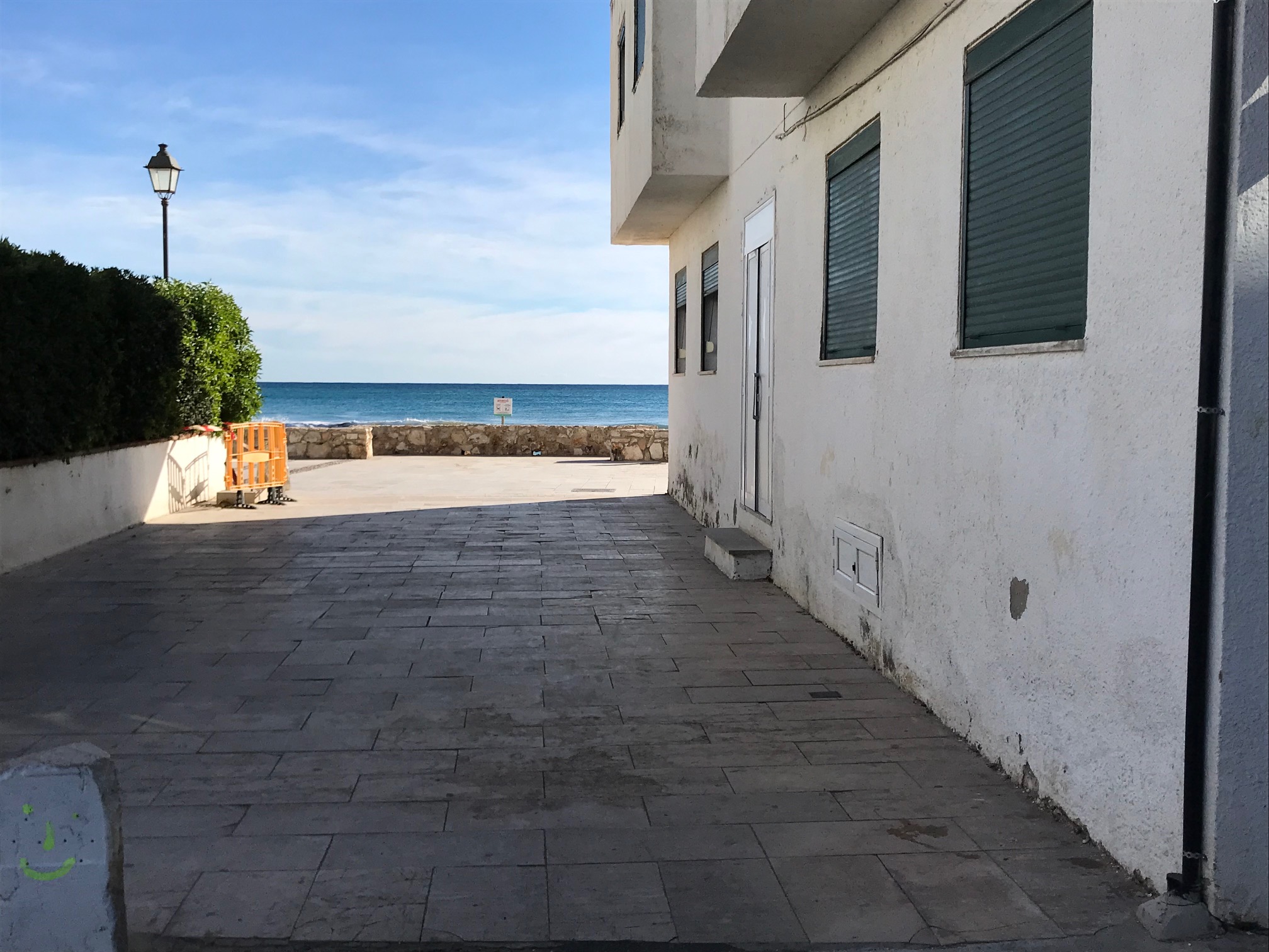 First beach line in Altafulla