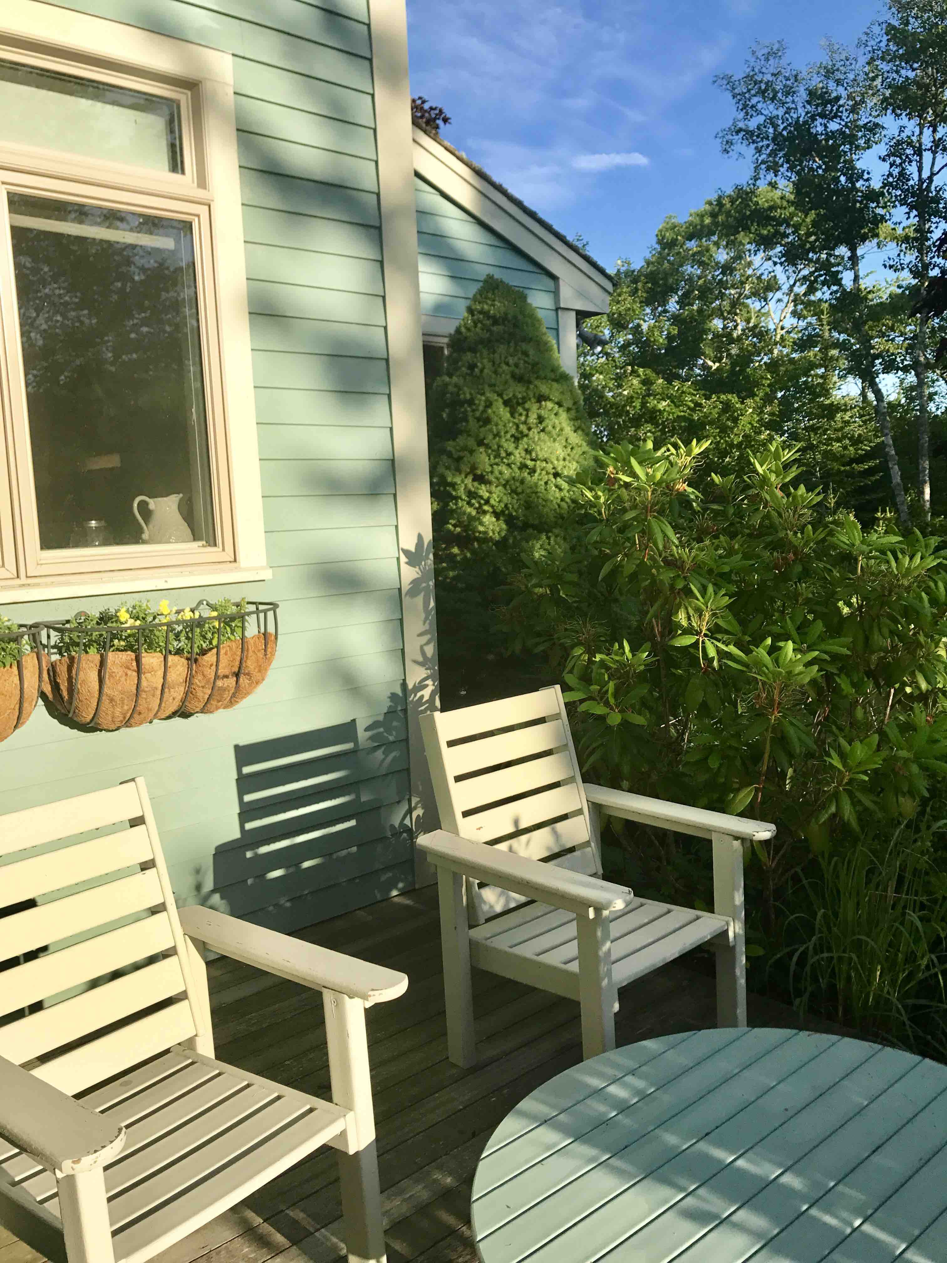 domi patio furniture on The Blue House A Hidden Gem Houses For Rent In Cushing Maine United States