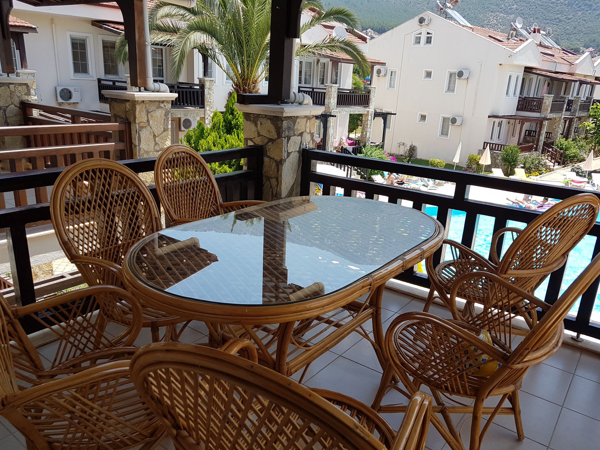 Amazig 2+1 apart villa next to pool in ölüdeniz Fethiye şehrinde