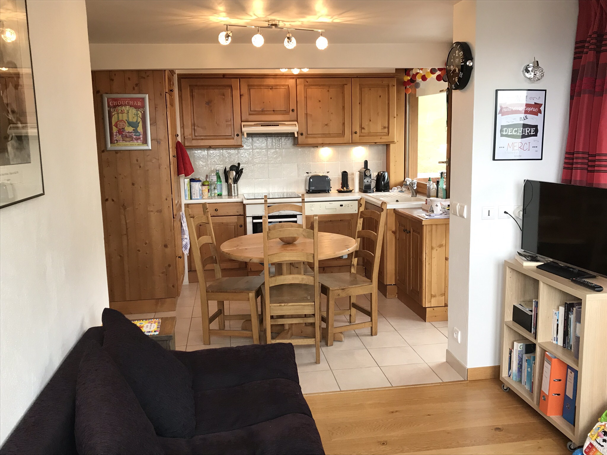 Plagne center apartment 4 people ski-in/ski-out