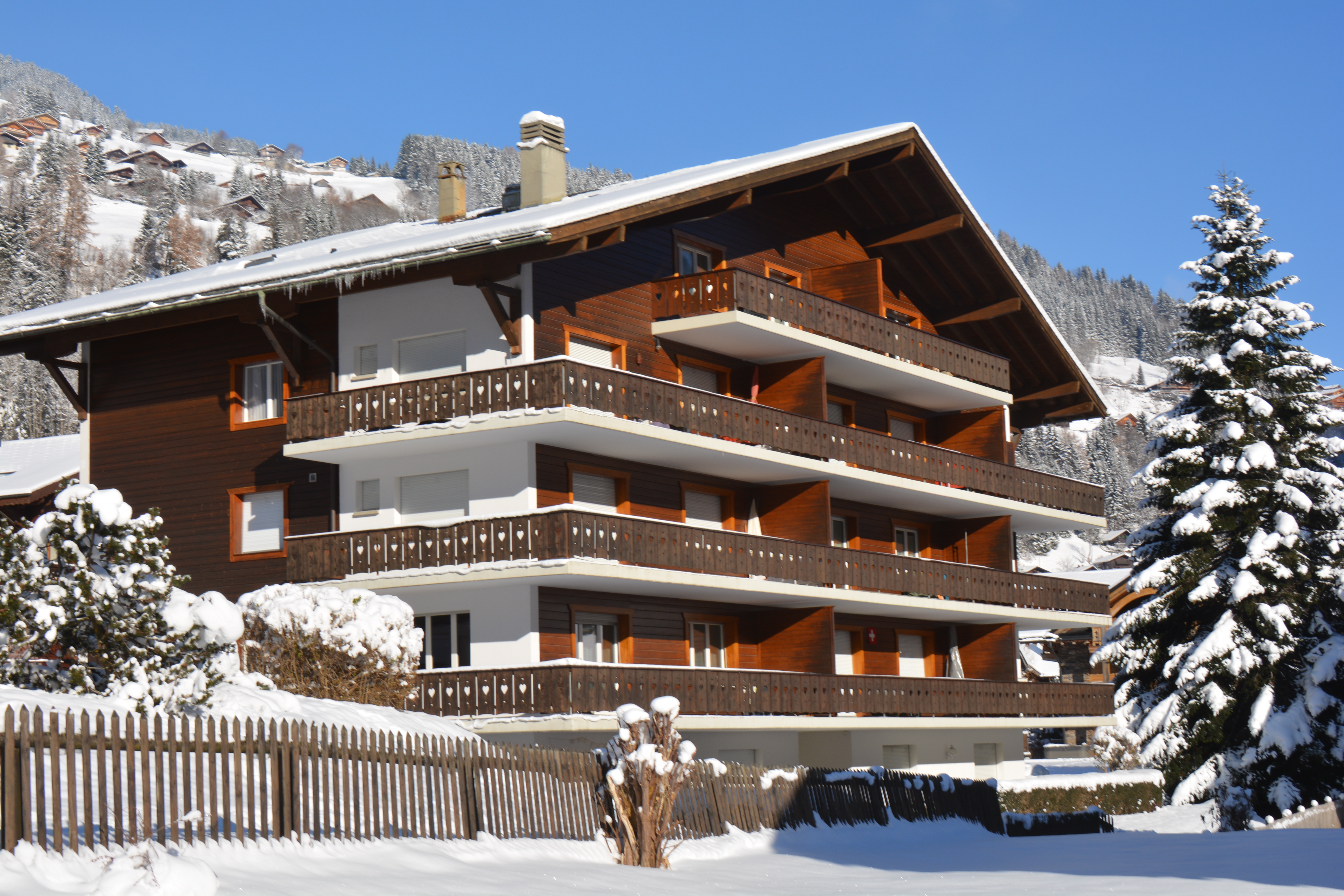 4.5 room apartment, 6 beds, central
