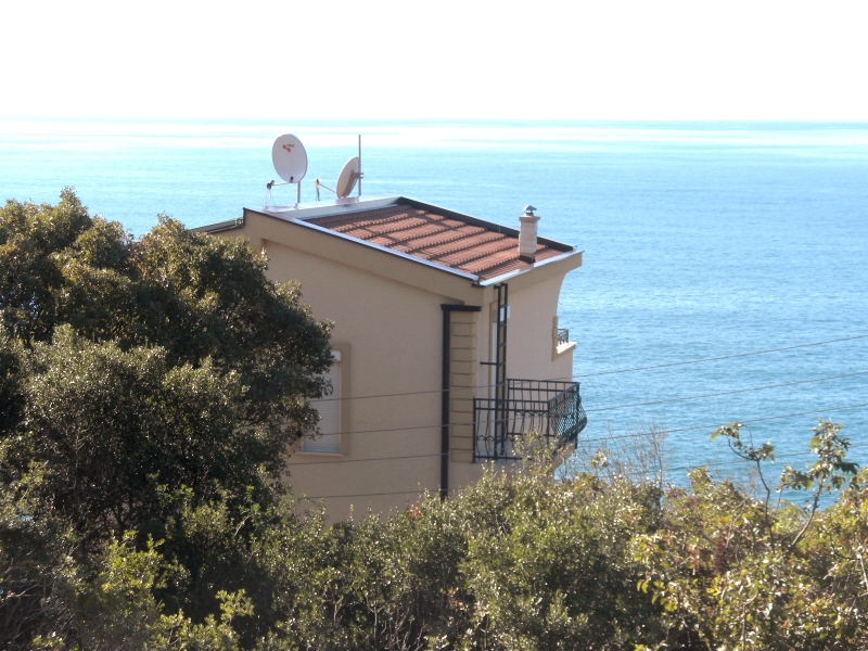 Villa by the sea.