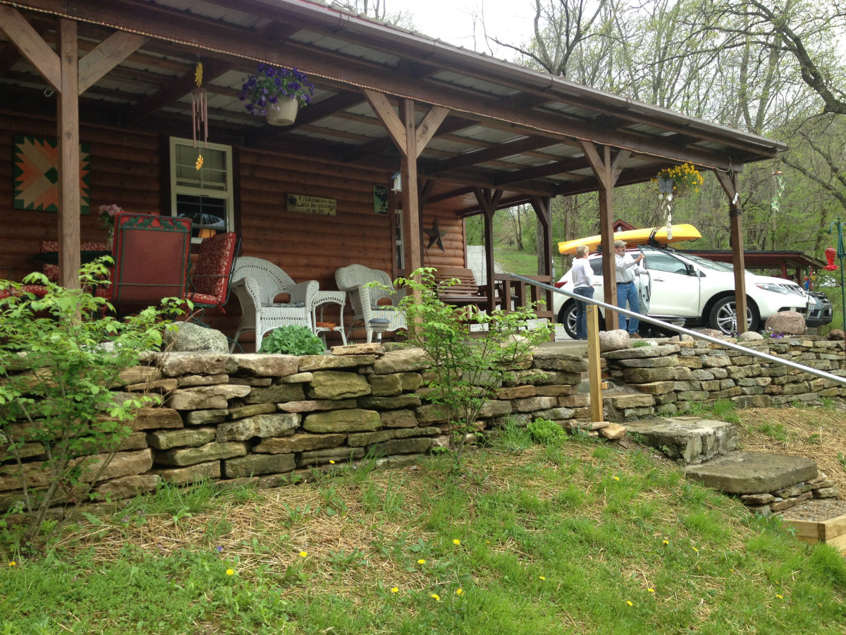 Charming Creekside Cabin with Dock Cabins for Rent in Ripley, Ohio