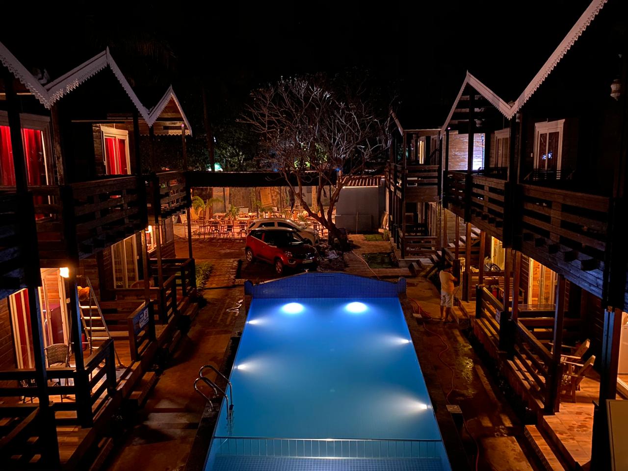 swiss cottage room @ casa Thanks  arambol Goa