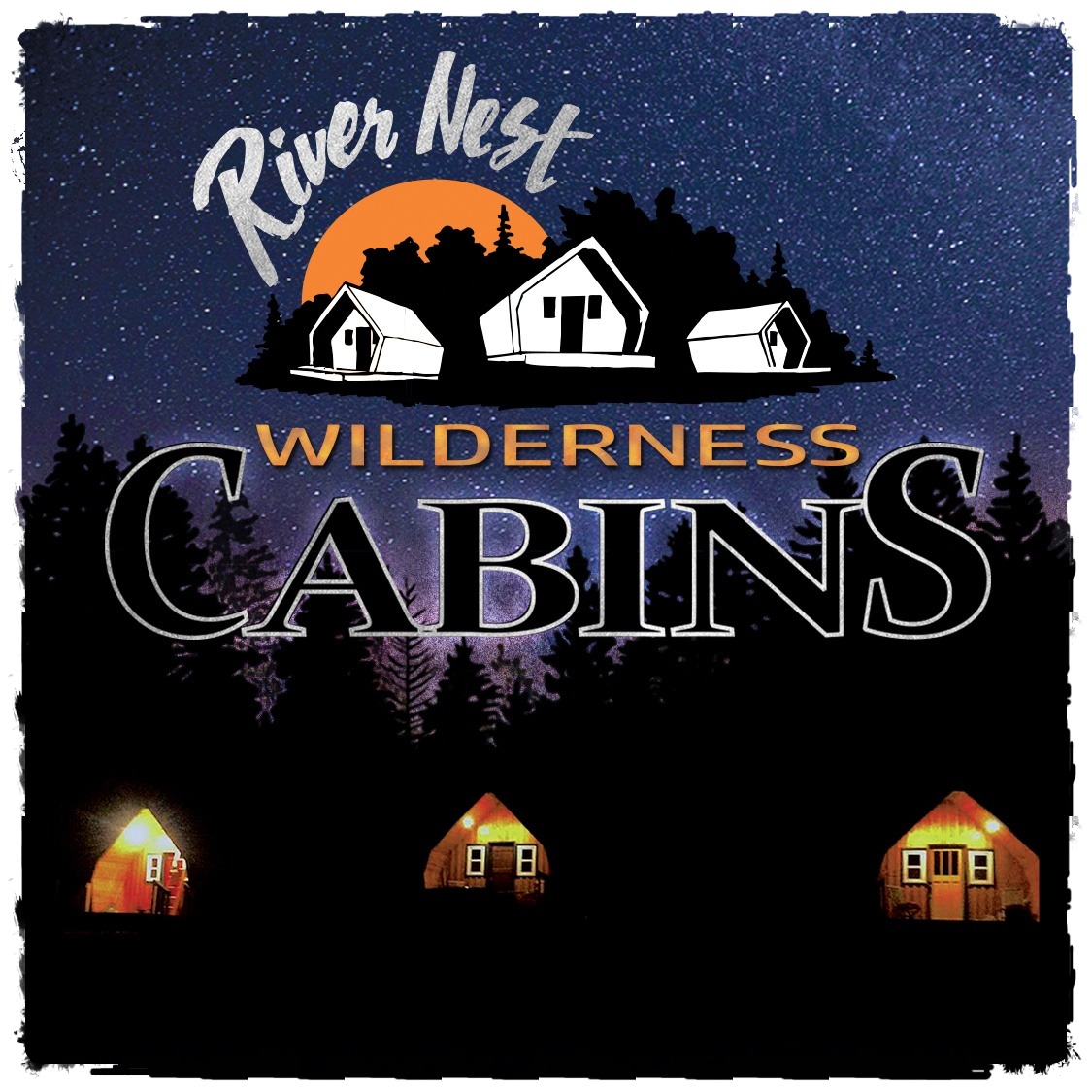 River Nest Wilderness Cabins Cardinal's Inn 4 Huts for Rent in