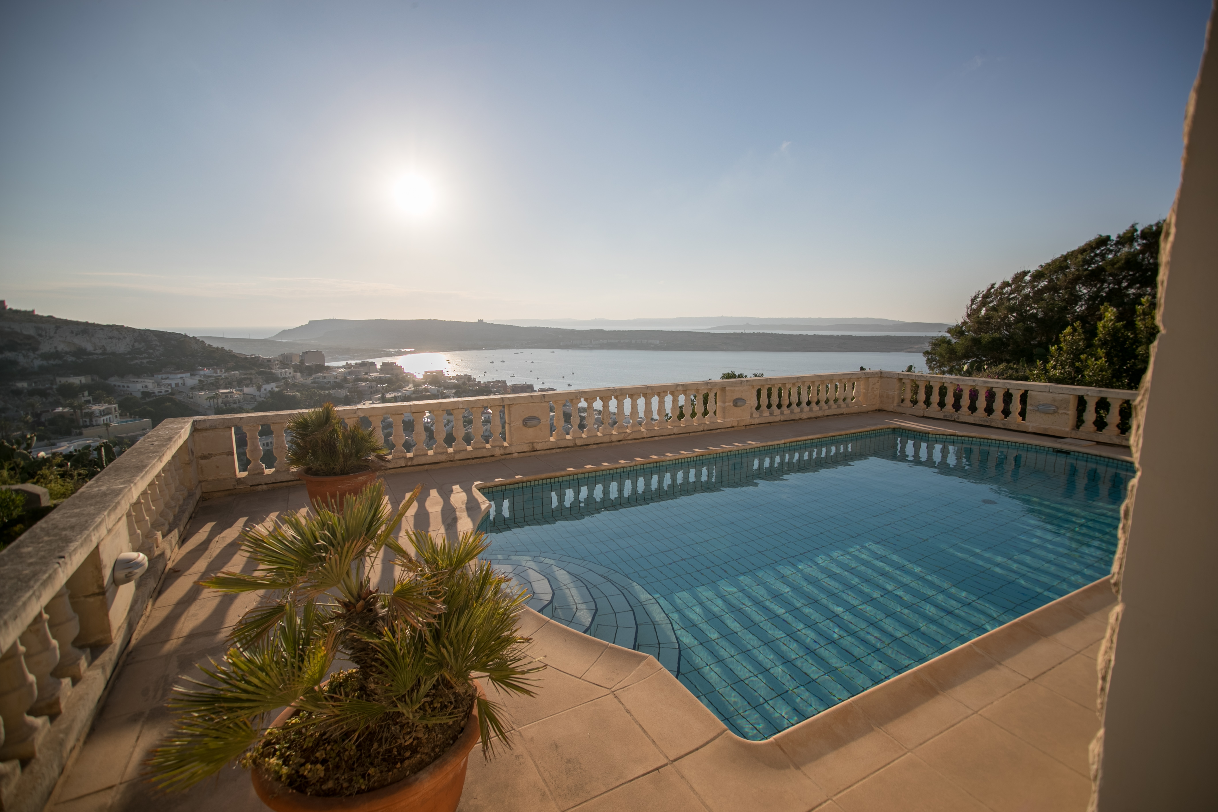 Mellieha. Beautiful villa with fabulous sea views