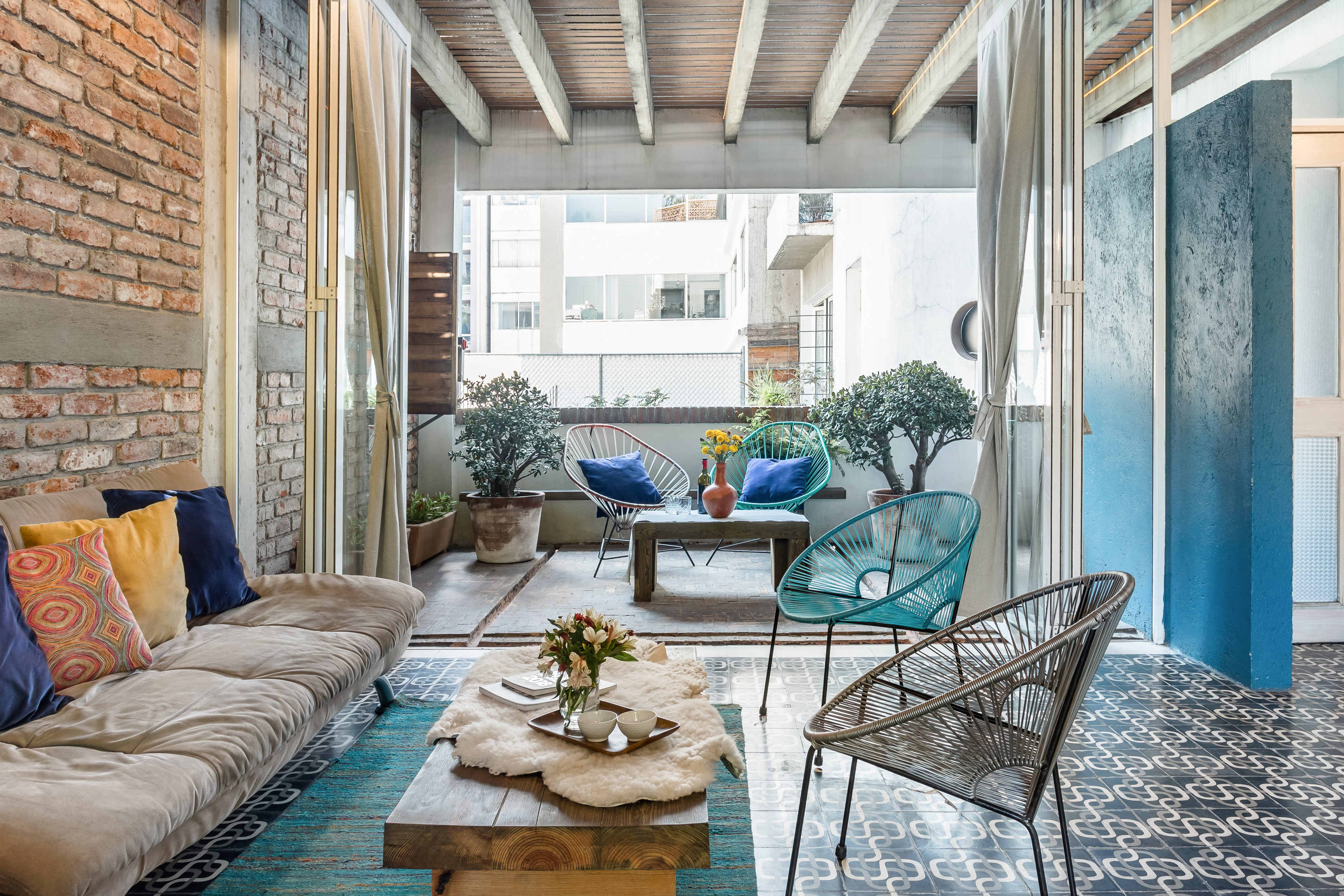 Pretty Pretty Pretty Apt Indoor-Outdoor Space Roma in Cuauhtémoc, Mexico City