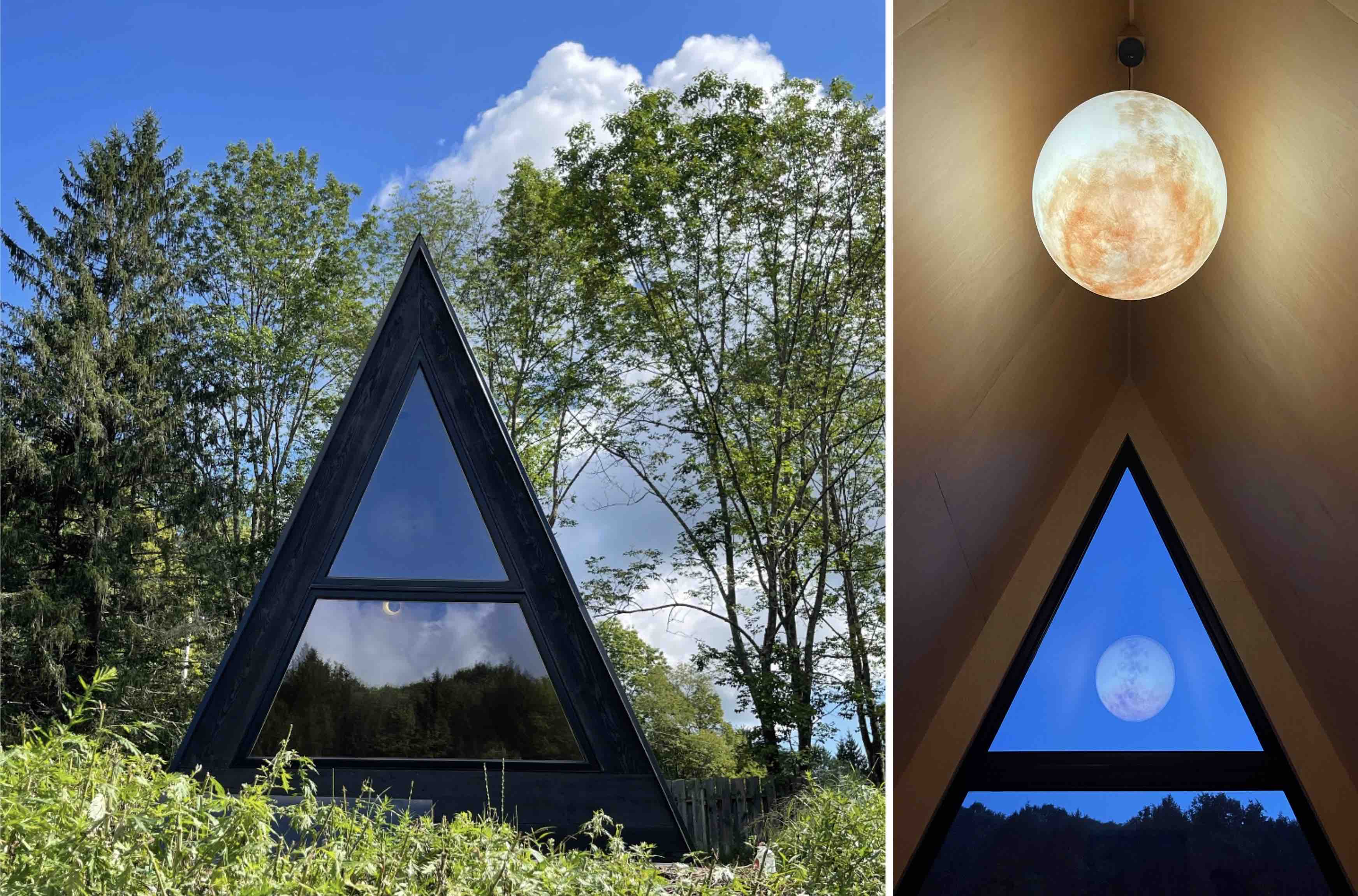 Creekside of the Moon A-frame Cabin