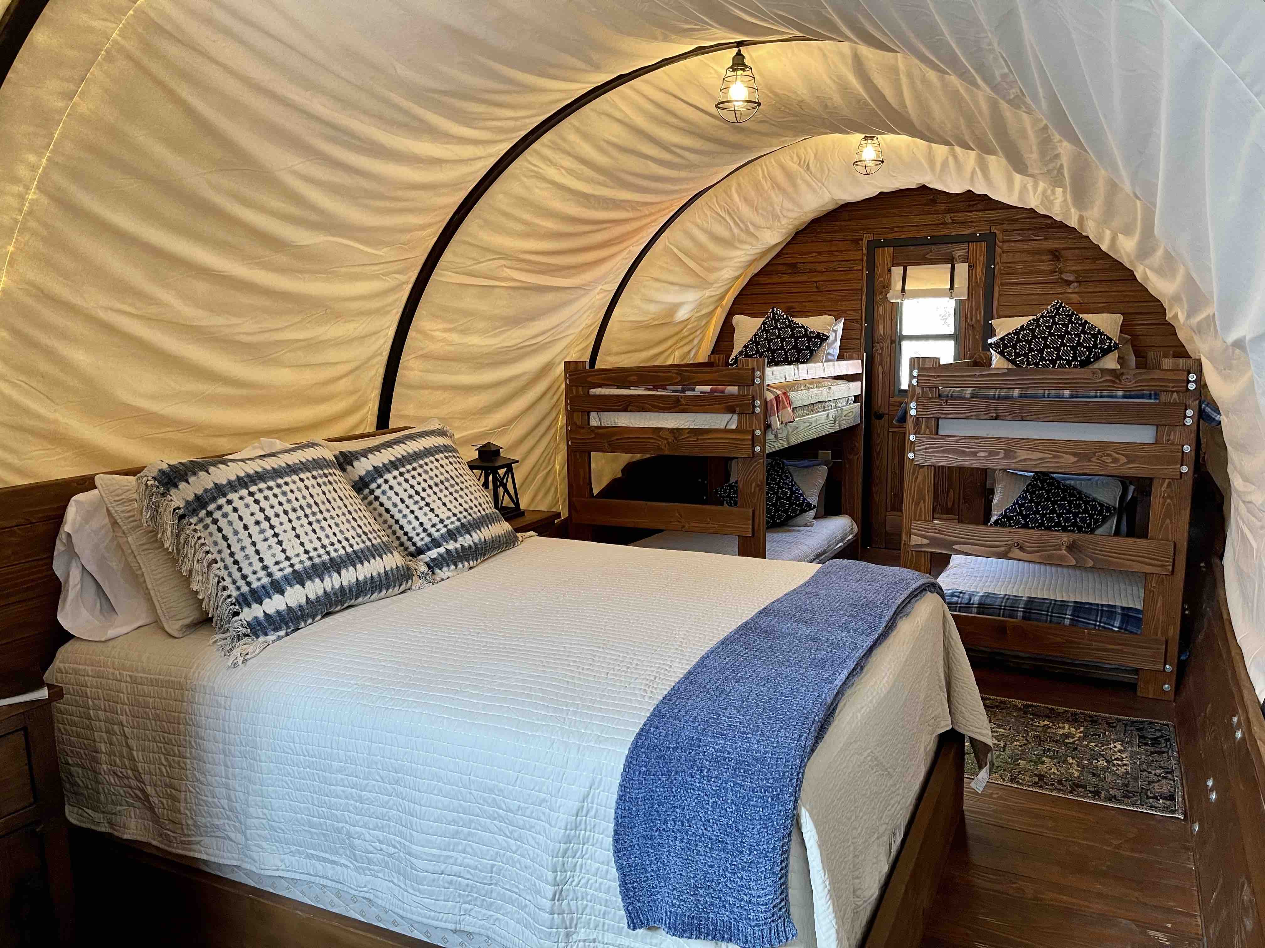 Off-grid glamping experience for the whole family
