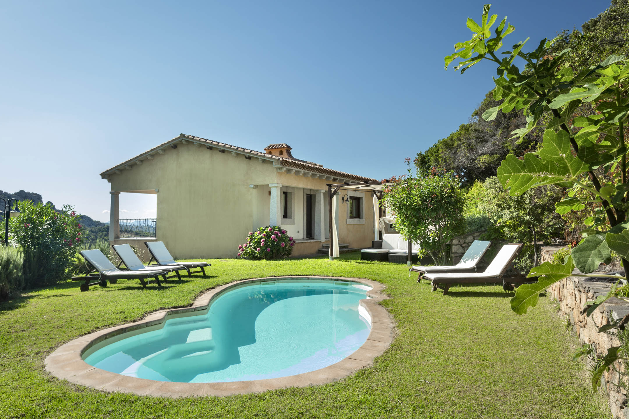 Porto Cervo Villa La Gjanda  with Heated  pool