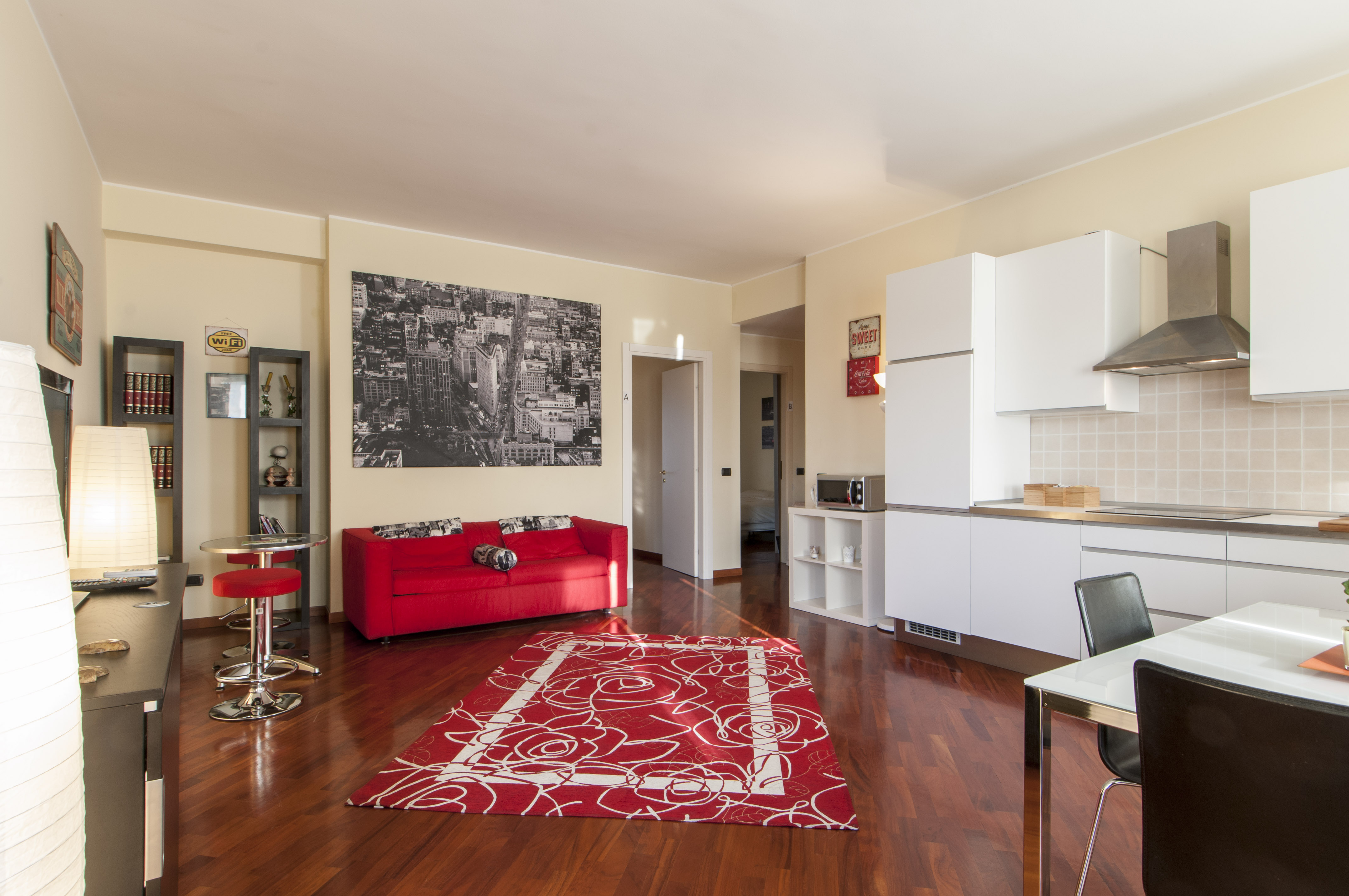 Private parking, terrace, lift, view from balcony