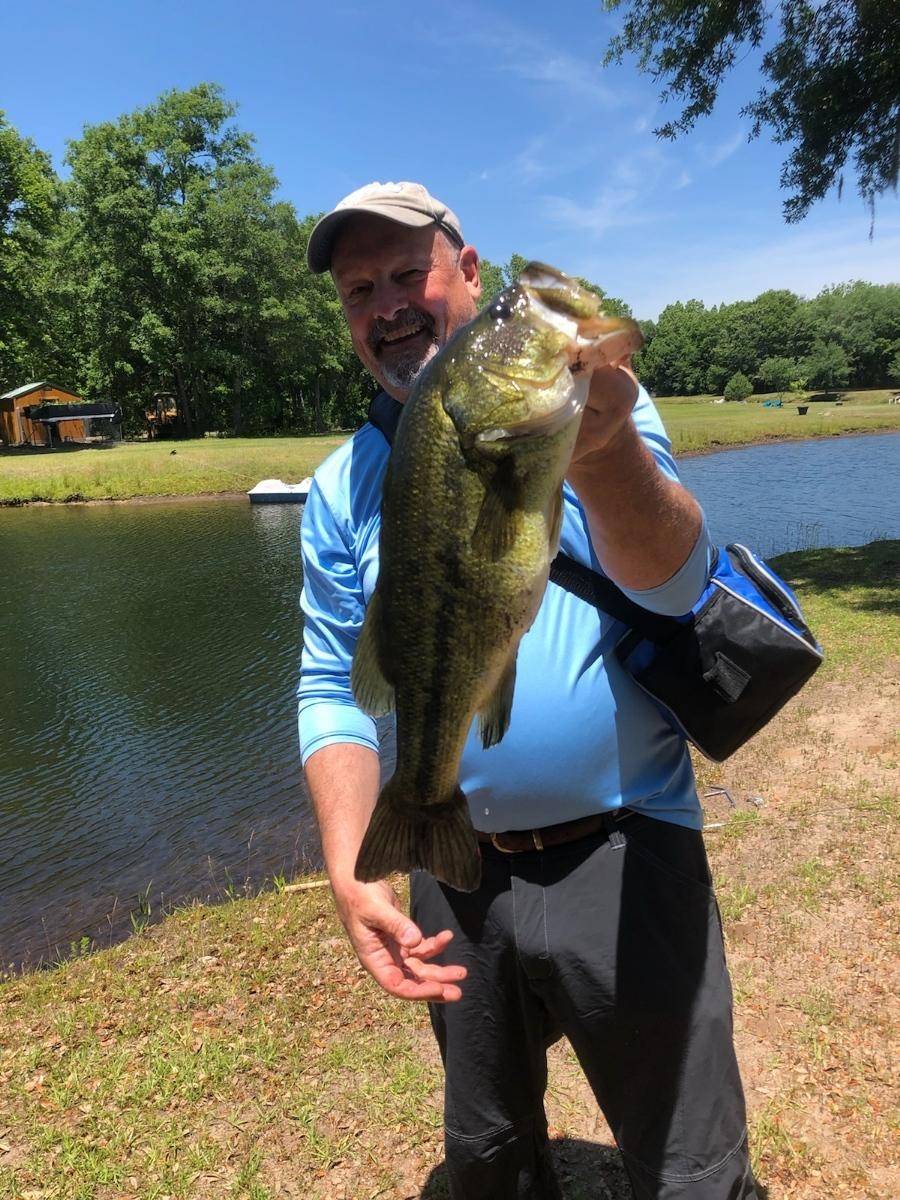 Bass Fishing on Equestrian Farm