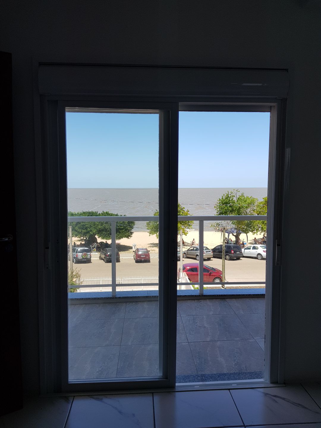 Beautiful beach front view