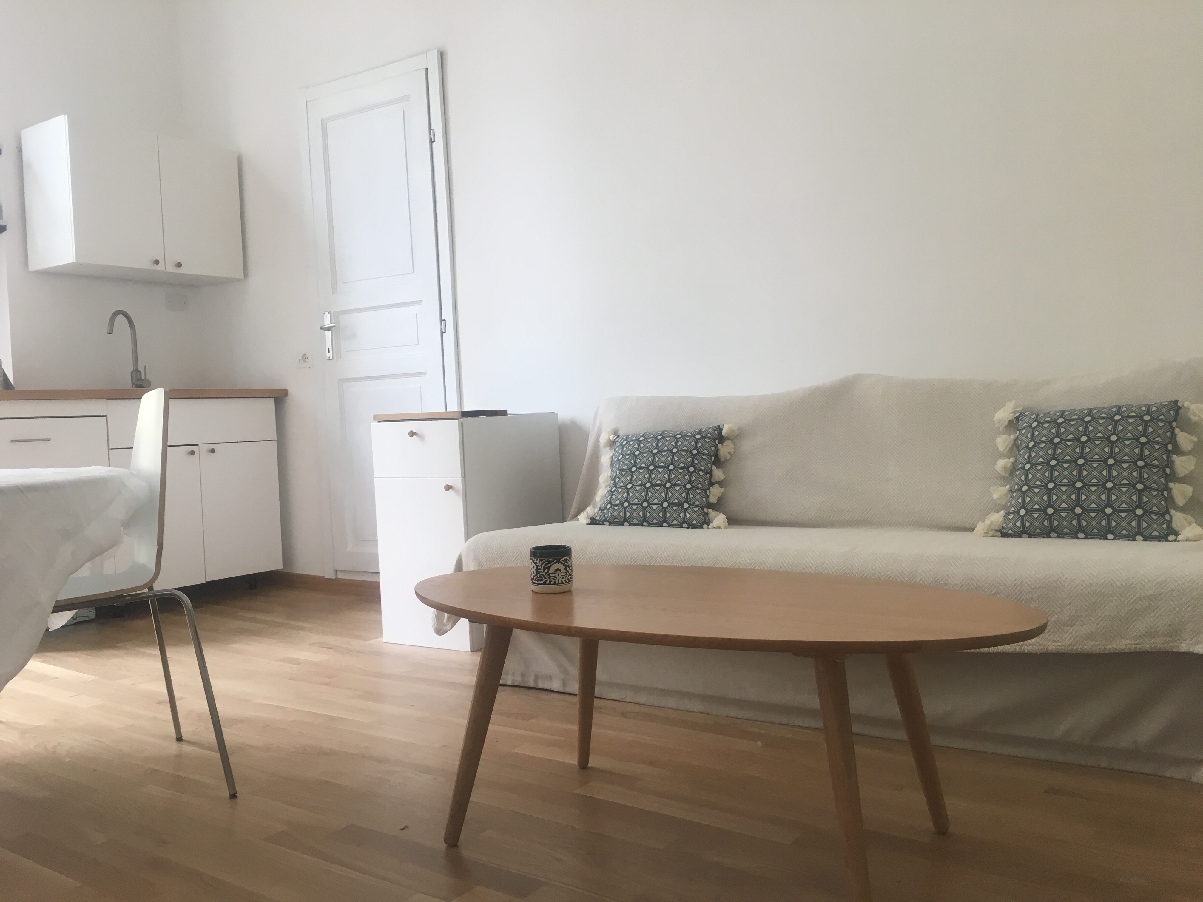 Brand new two-room apartment 100 meters from the sea