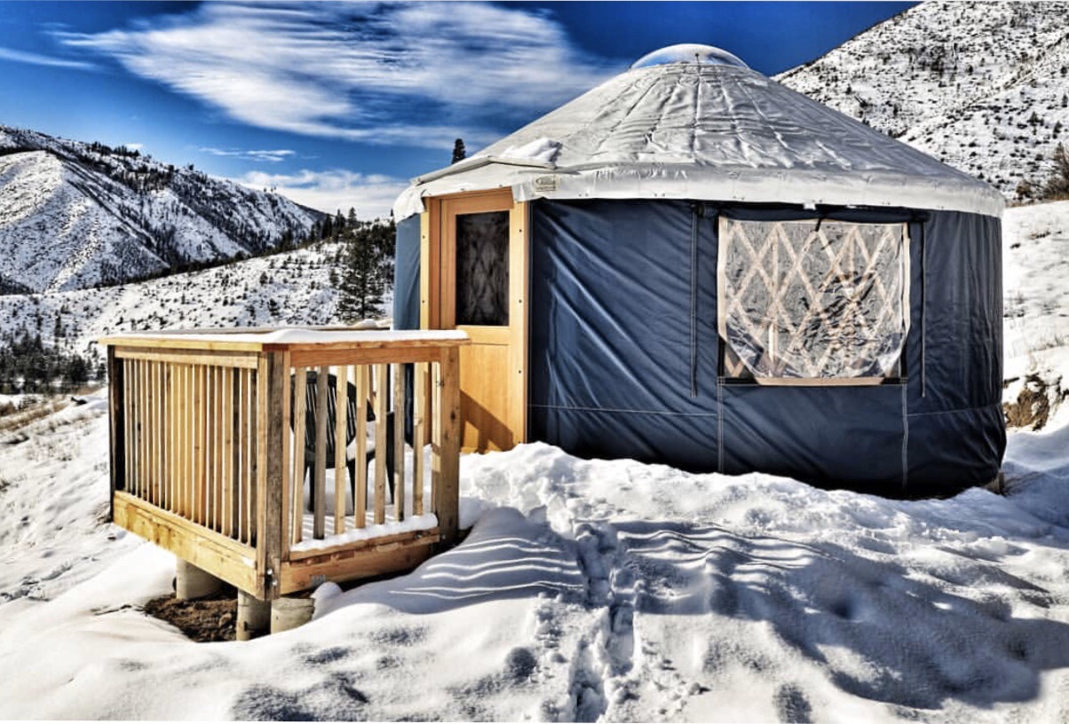 R&R King Suite Yurts for Rent in Lowman, Idaho, United States
