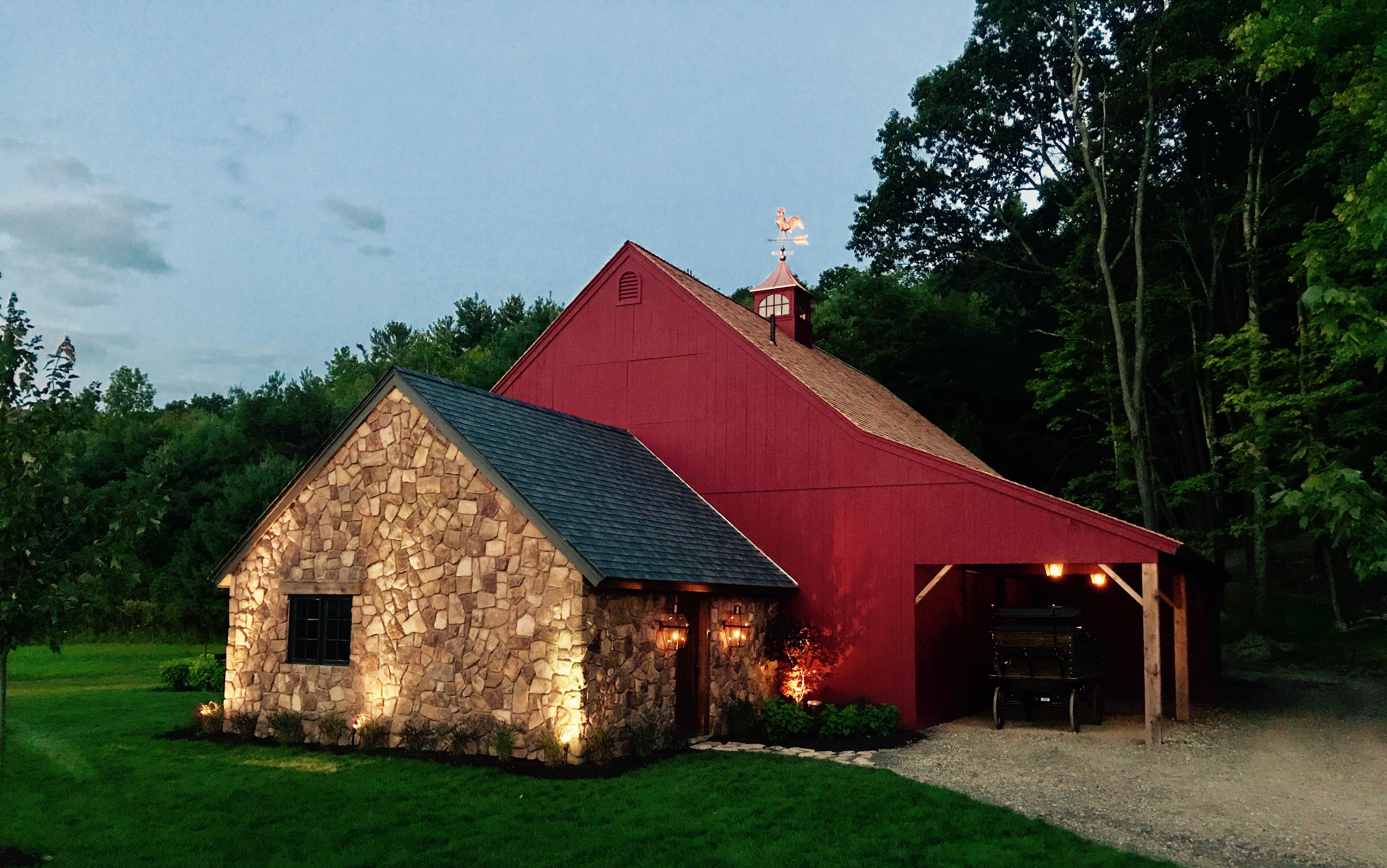 Stone House At June Farms Cabins For Rent In West Sand Lake New York United States