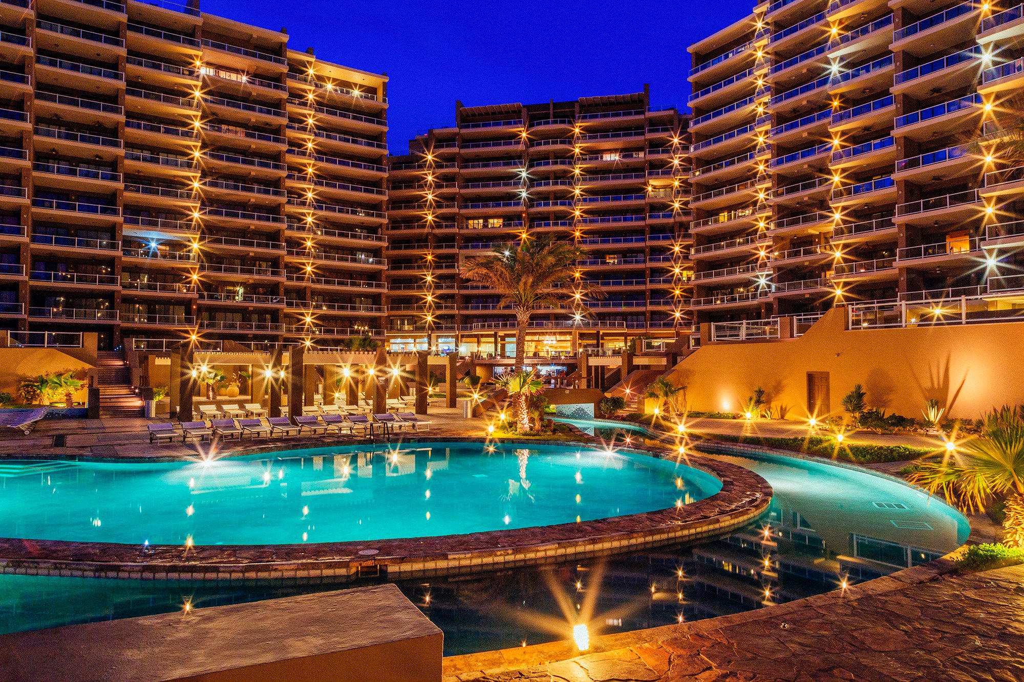 Lazy River Pool W D Gym Beach Front Condominiums For Rent In Puerto Penasco Sonora Mexico