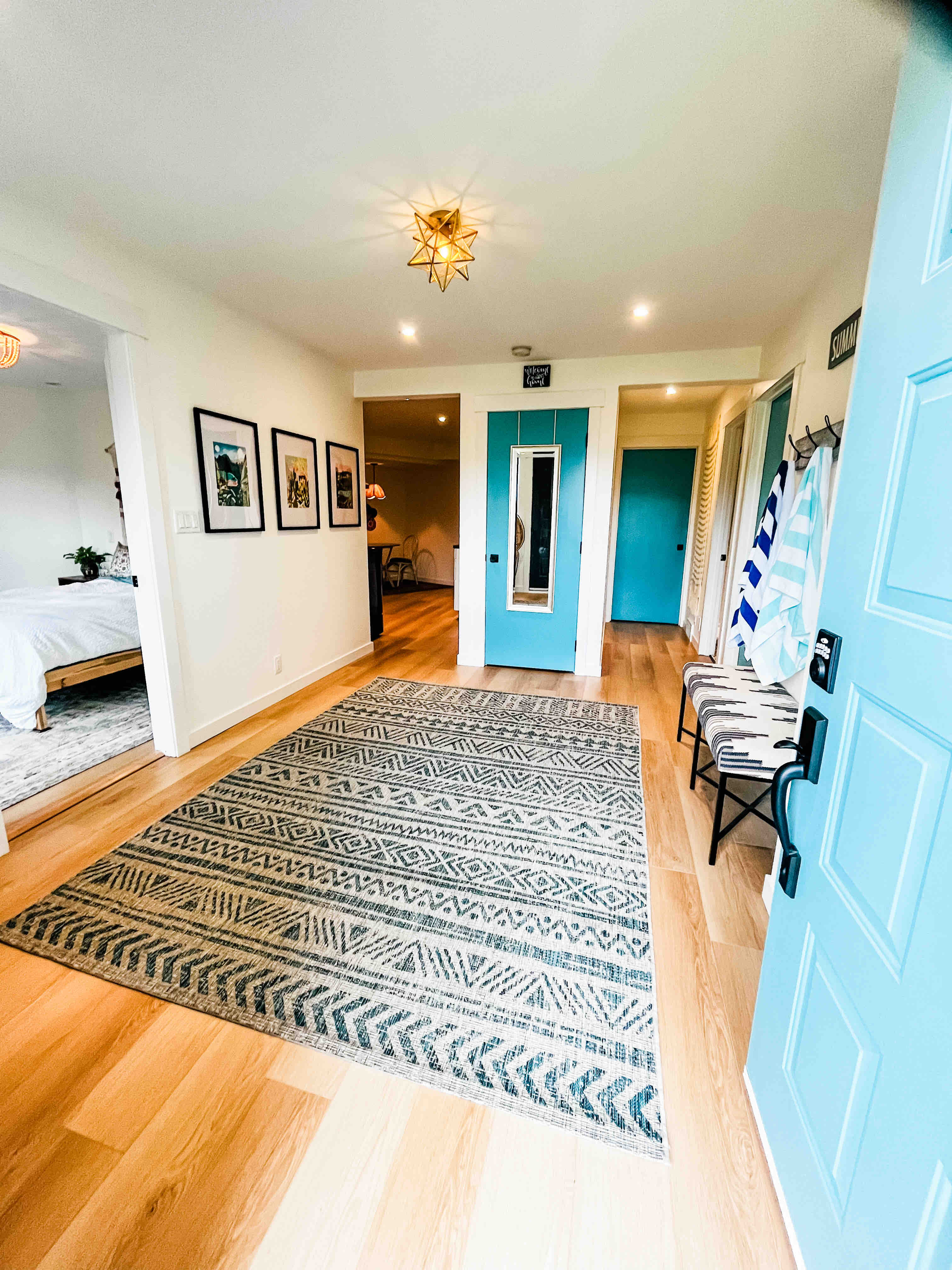 Hermosa casa boho de puerta azul con vistas impresionantes - Airbnb