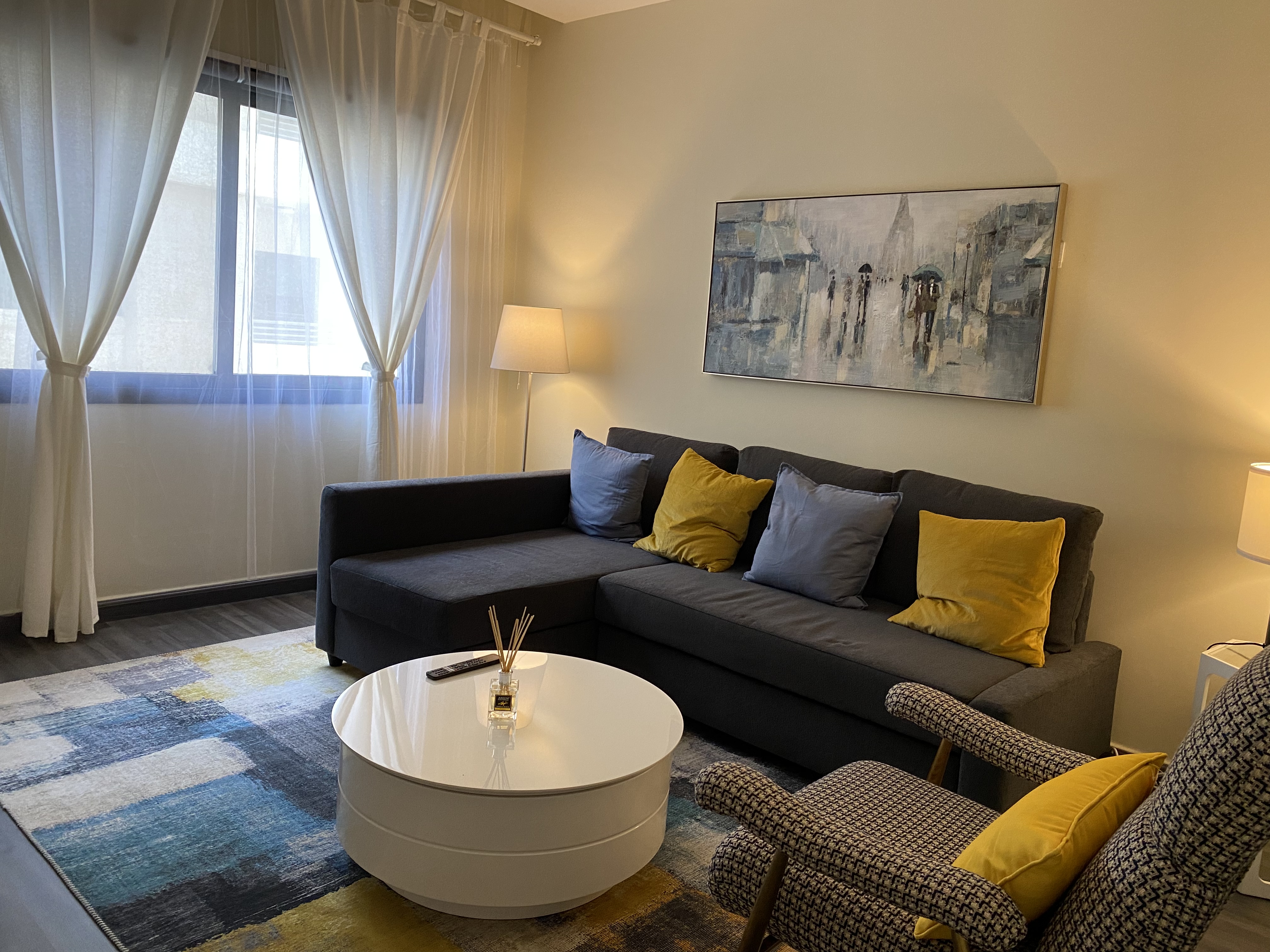 Luxury 1-Bedroom flat in private compound.